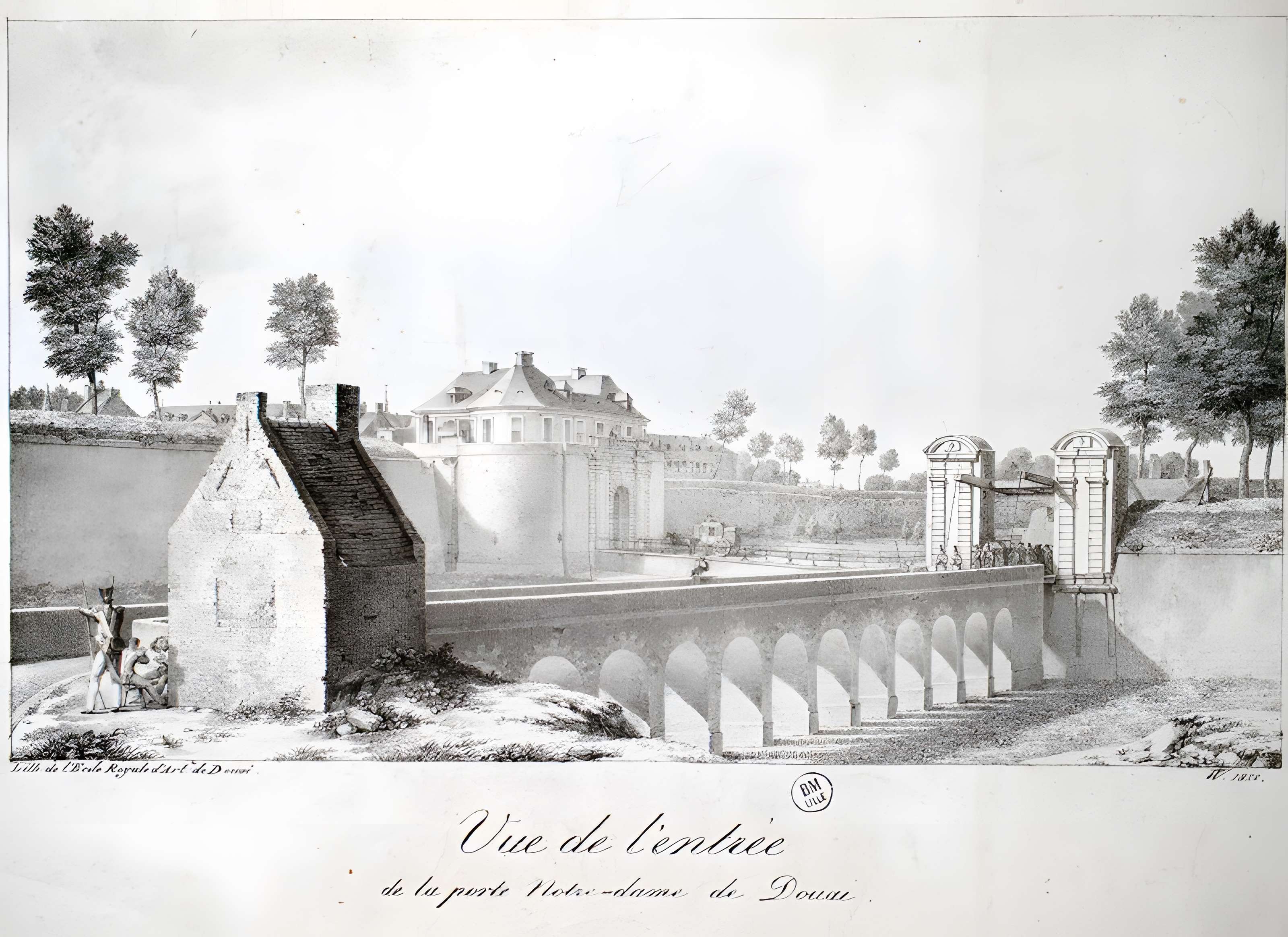 Porte de Valenciennes à Douai