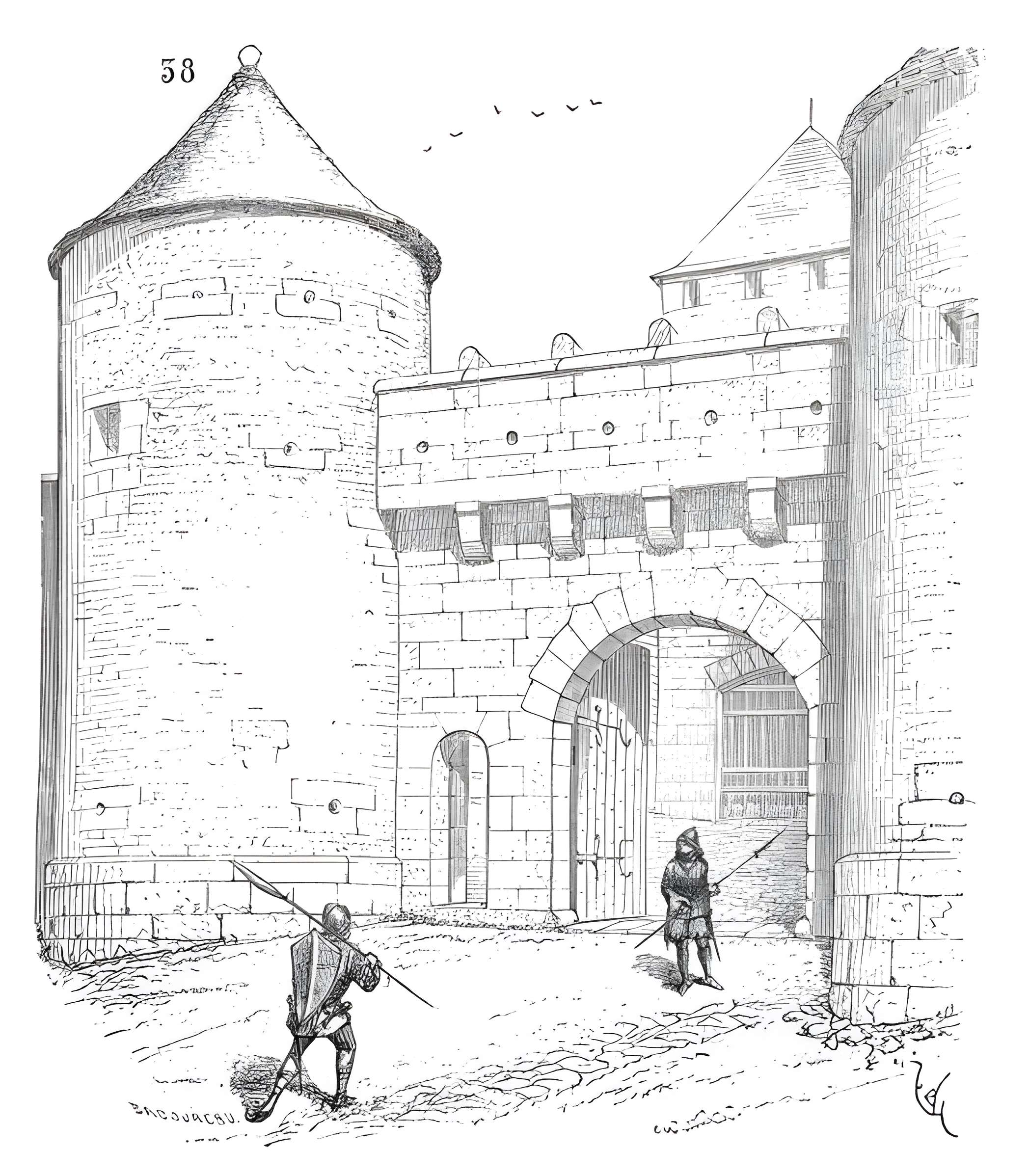 Portes de ville de Flavigny-sur-Ozerain