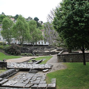 Portique romain du Forum de Vienne