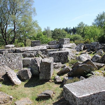 Ruines gallo-romaines des Cars à Saint-Merd-les-Oussines