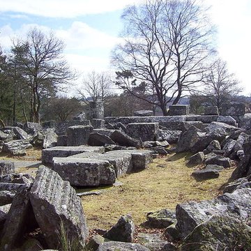 Ruines gallo-romaines des Cars à Saint-Merd-les-Oussines