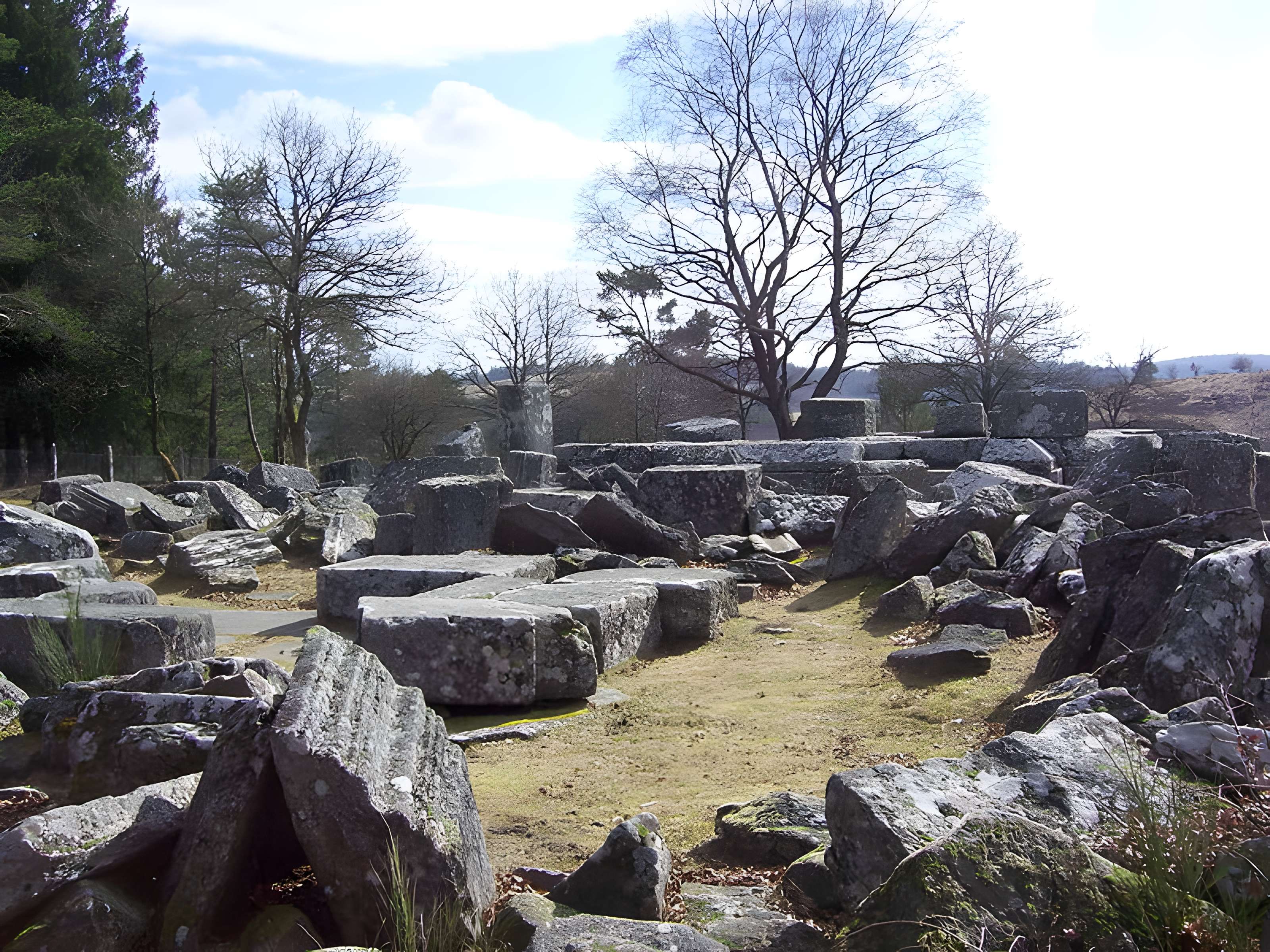Ruines gallo-romaines des Cars à Saint-Merd-les-Oussines