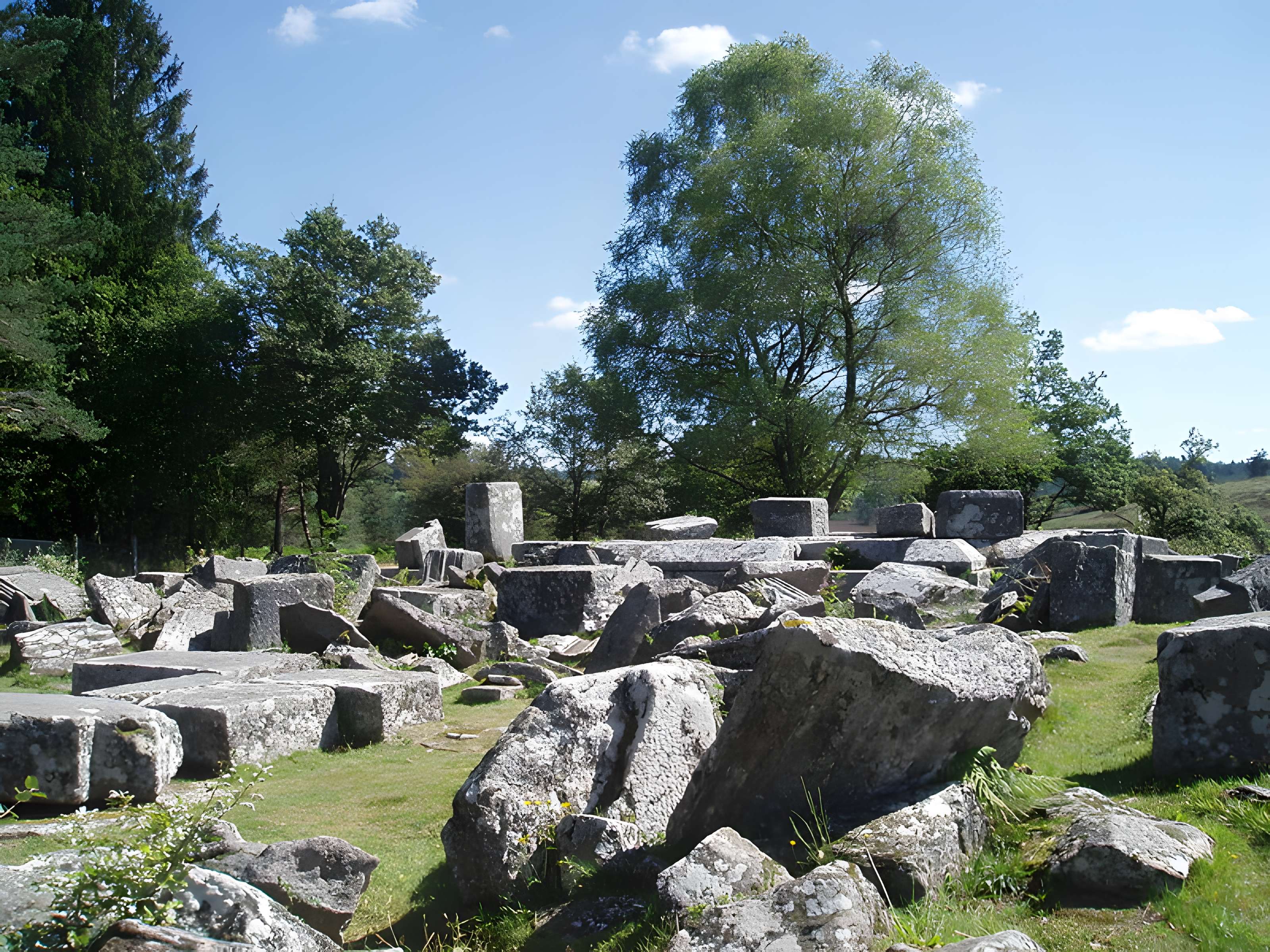 Ruines gallo-romaines des Cars à Saint-Merd-les-Oussines