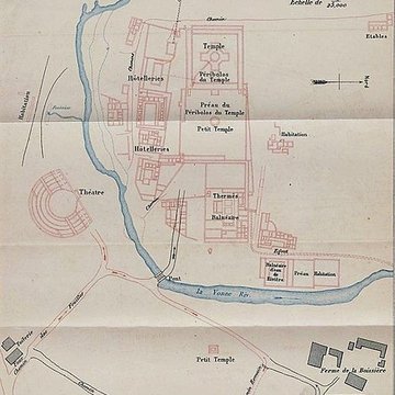 Ruines gallo-romaines dHerbord à Sanxay