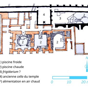 Ruines gallo-romaines dHerbord à Sanxay