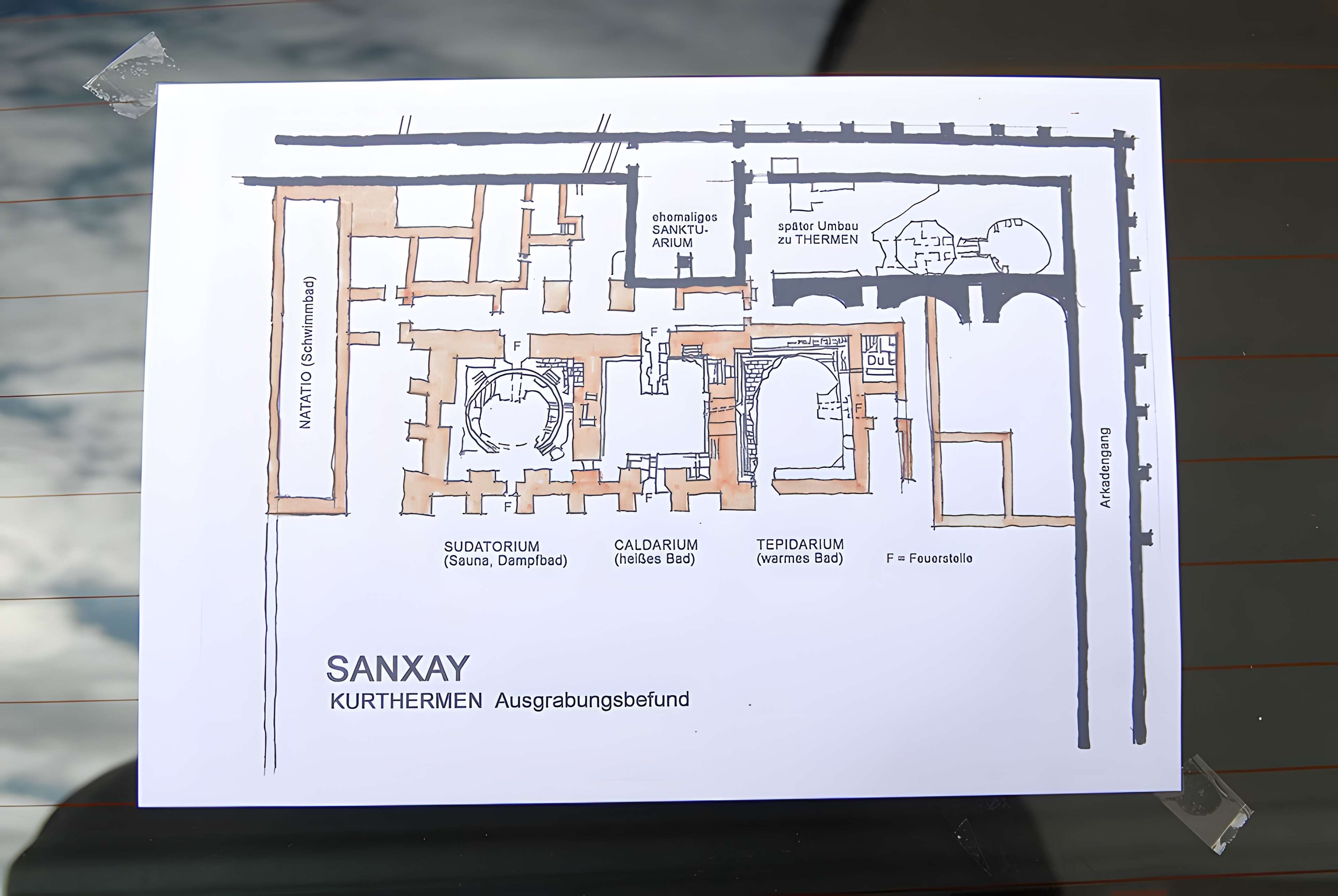 Ruines gallo-romaines d'Herbord à Sanxay