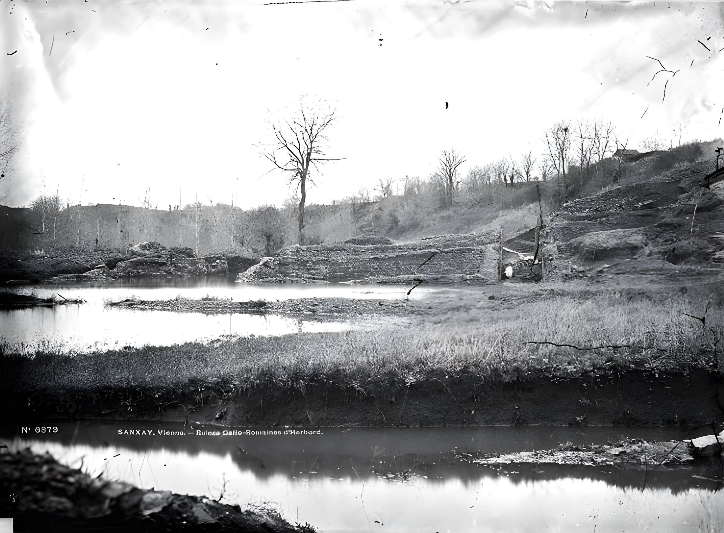 Ruines gallo-romaines d'Herbord à Sanxay