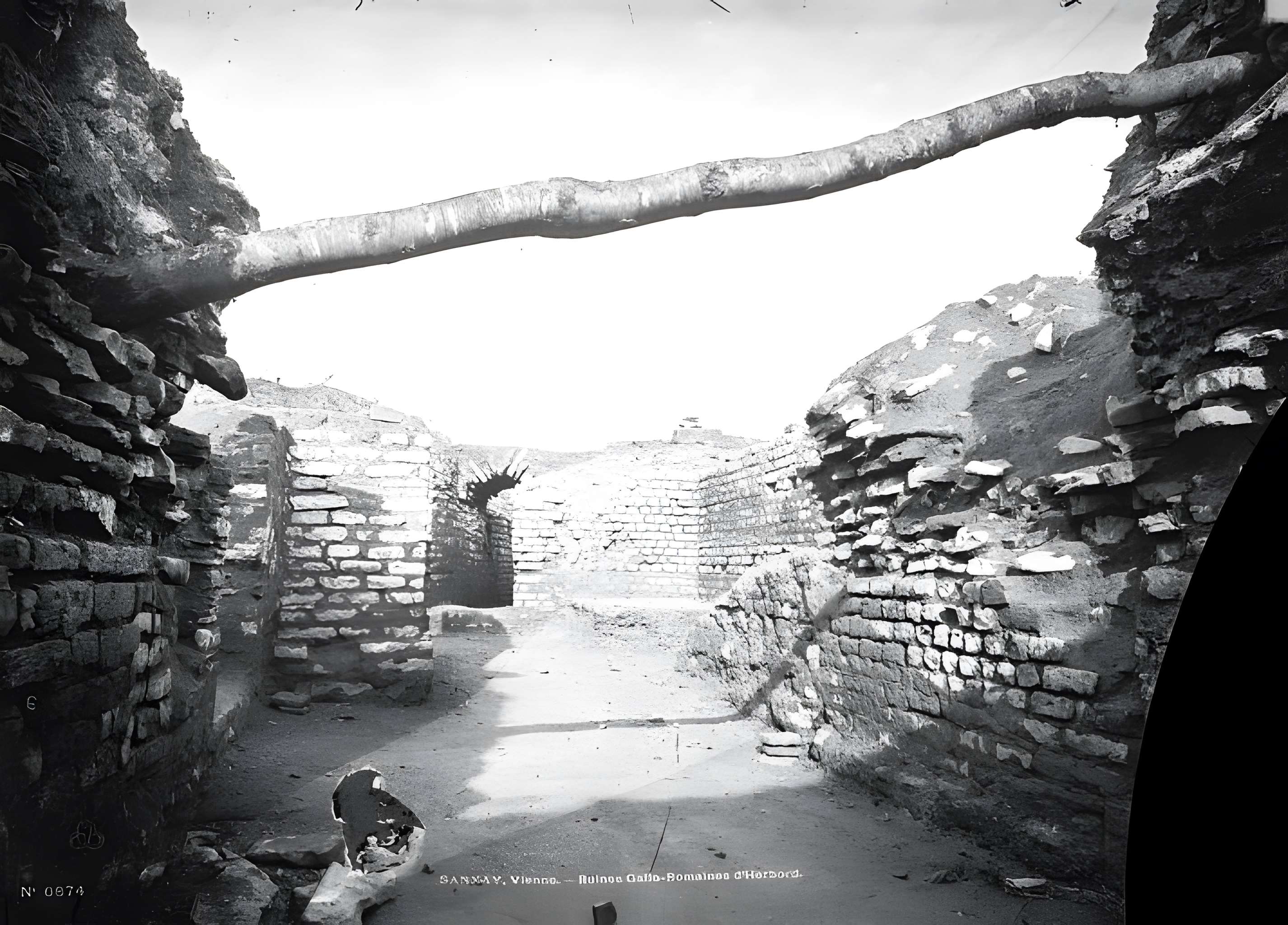 Ruines gallo-romaines d'Herbord à Sanxay