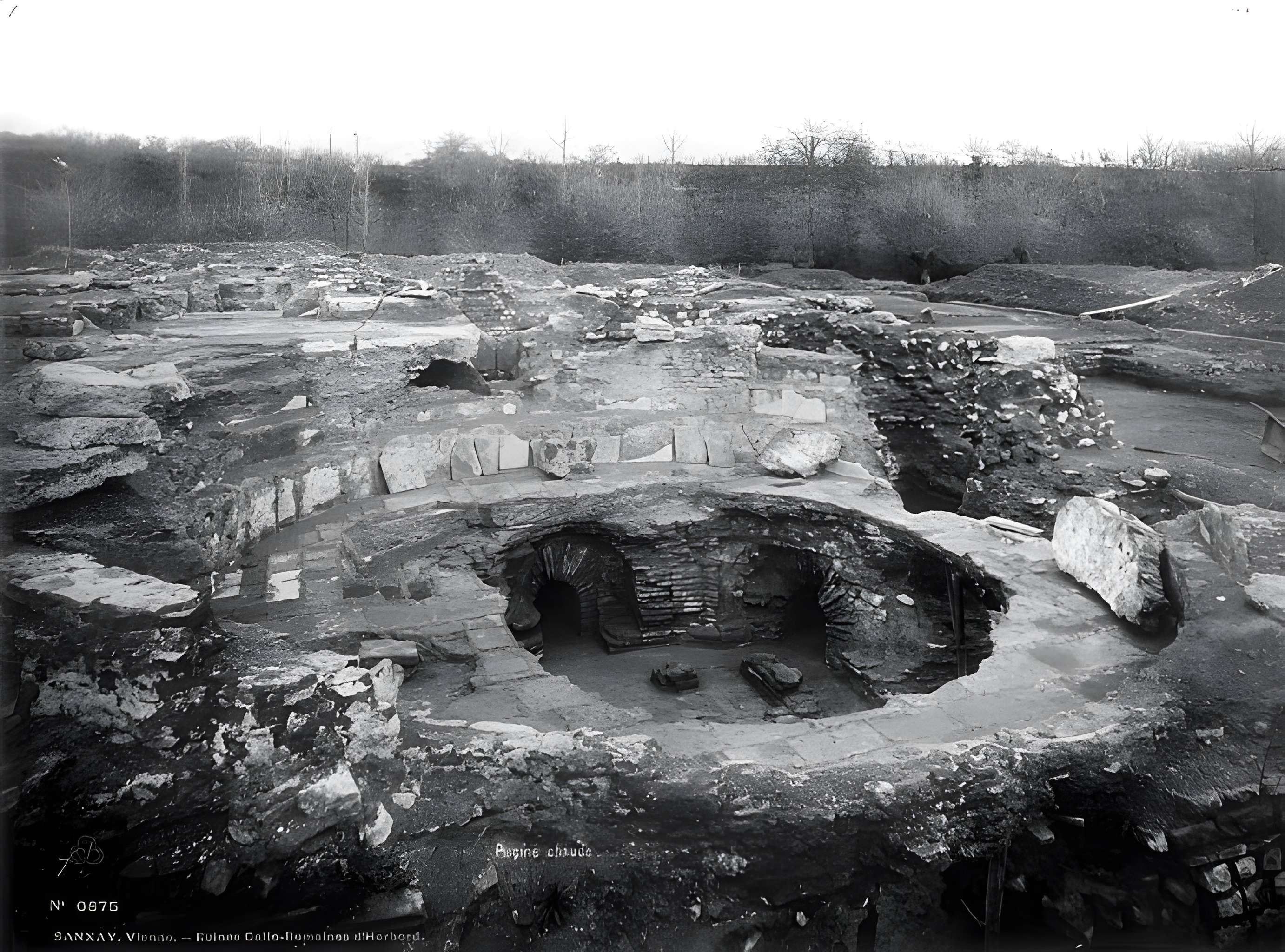 Ruines gallo-romaines d'Herbord à Sanxay