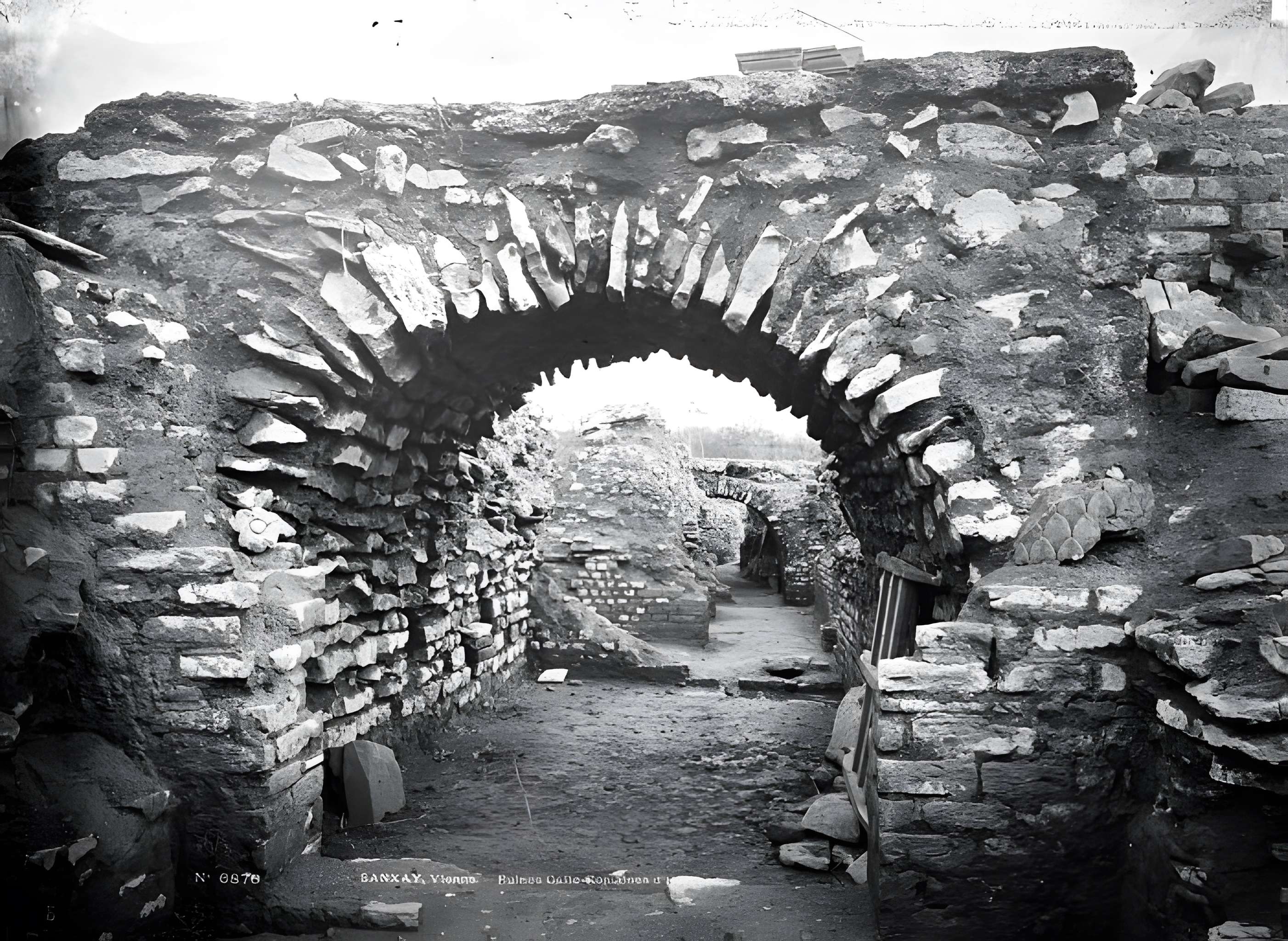 Ruines gallo-romaines d'Herbord à Sanxay
