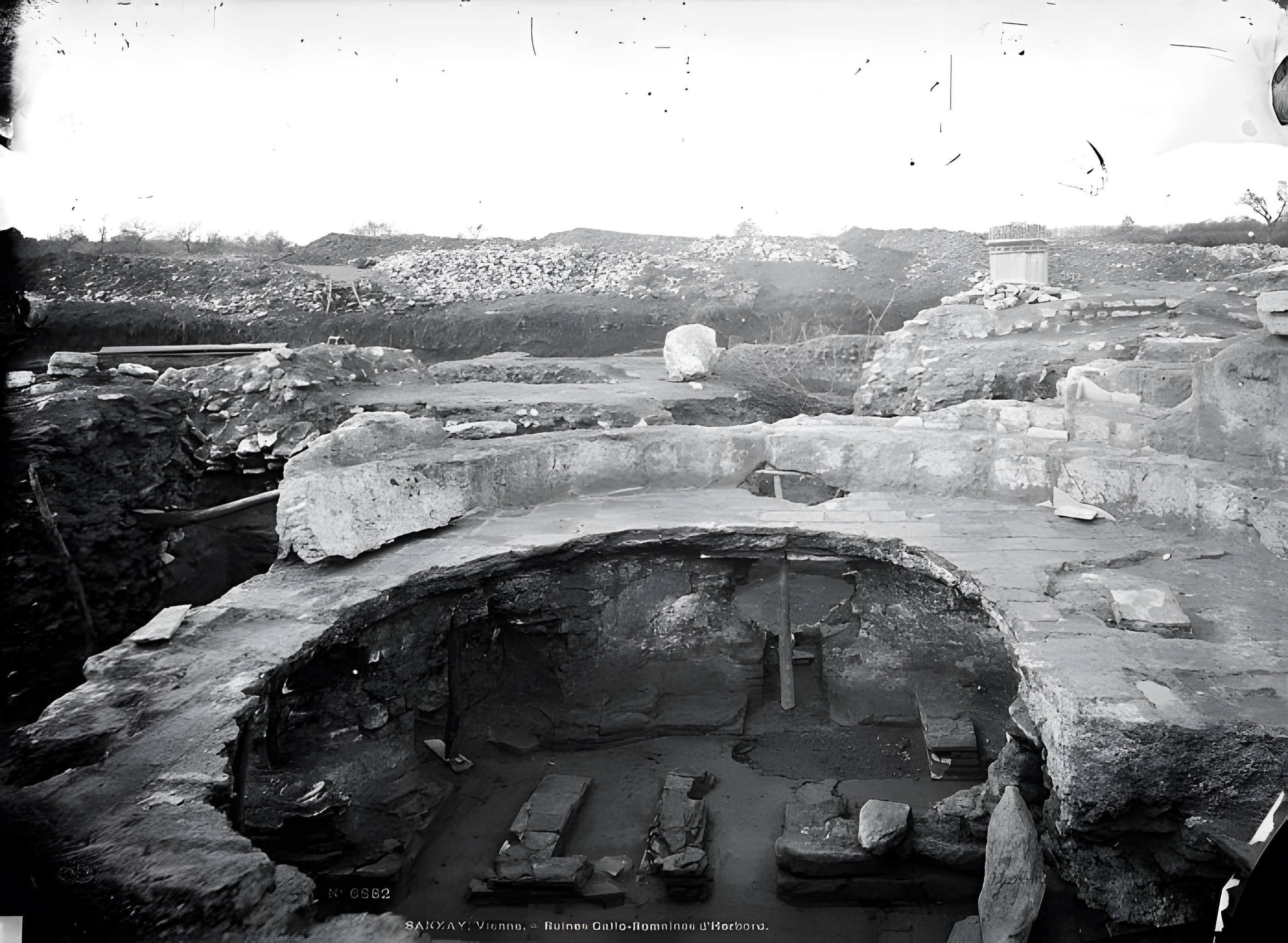 Ruines gallo-romaines d'Herbord à Sanxay