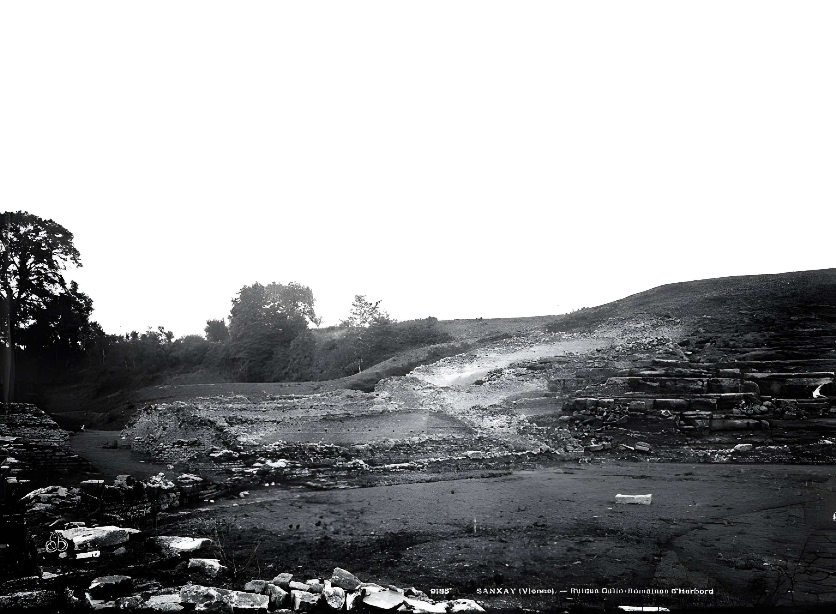 Ruines gallo-romaines d'Herbord à Sanxay