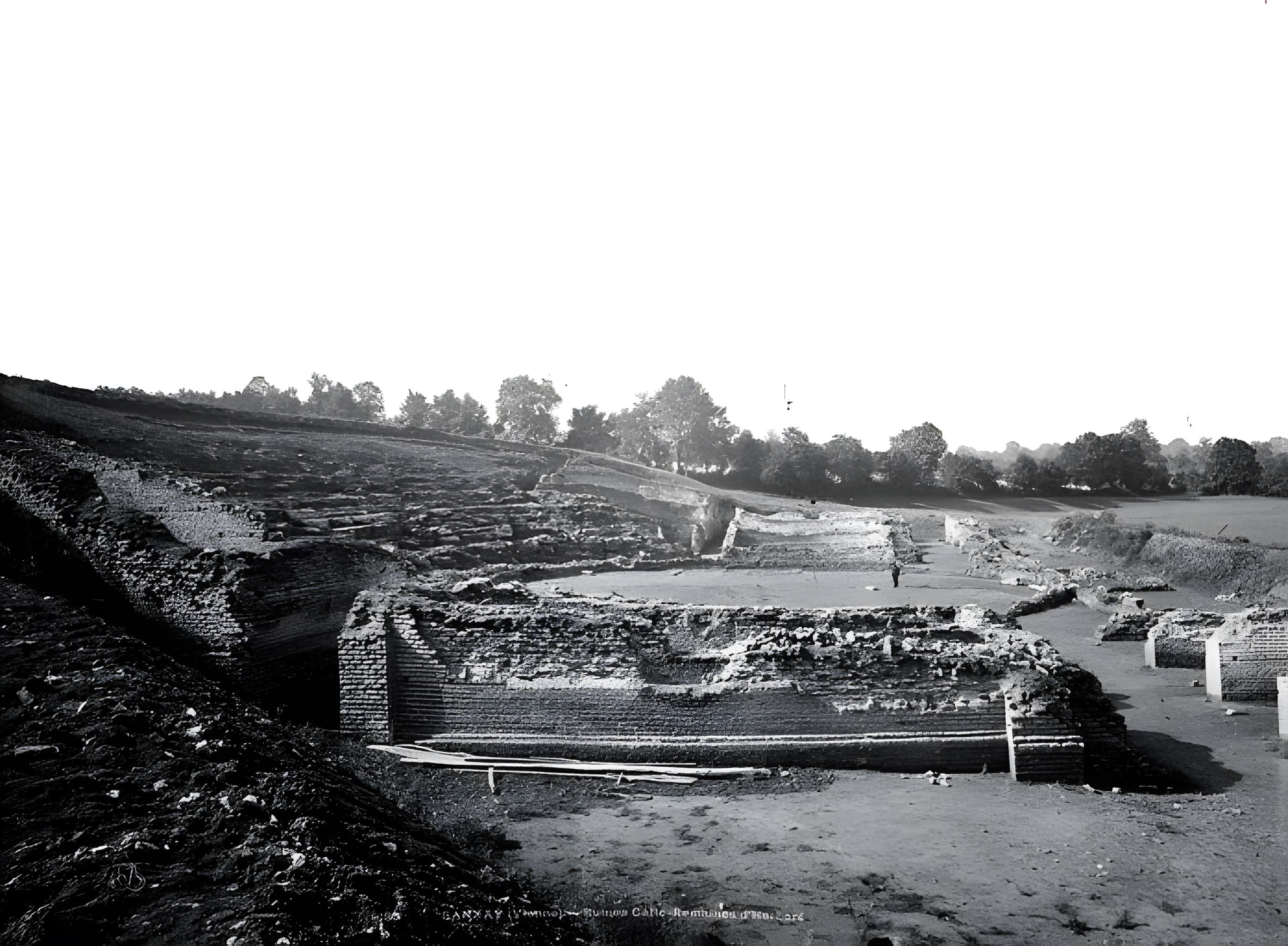 Ruines gallo-romaines d'Herbord à Sanxay