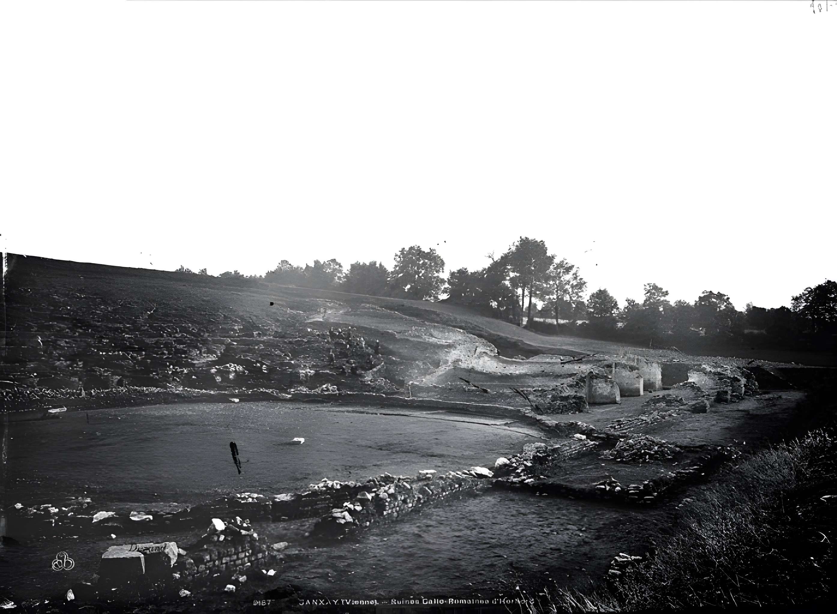 Ruines gallo-romaines d'Herbord à Sanxay