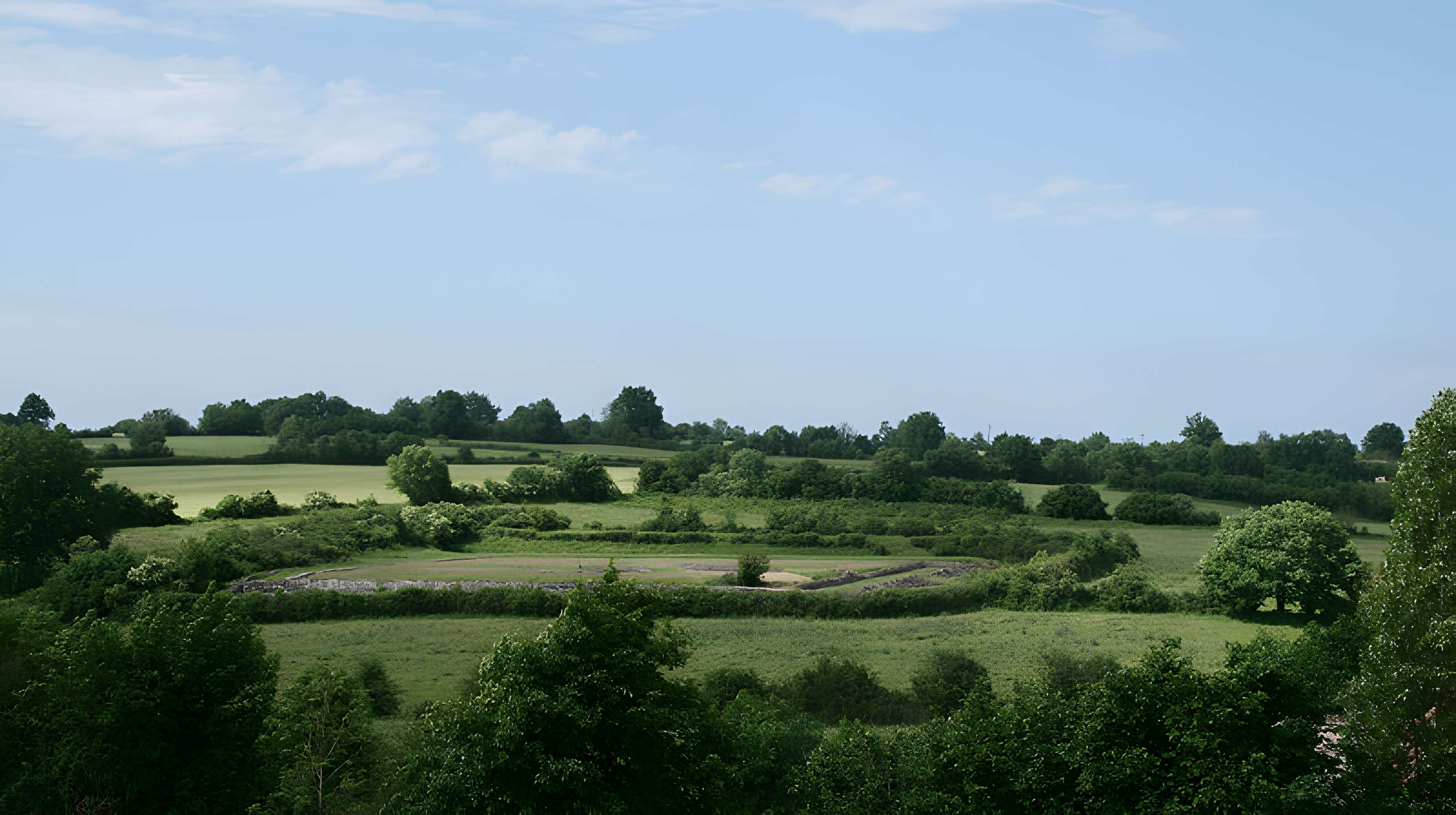 Ruines gallo-romaines d'Herbord à Sanxay