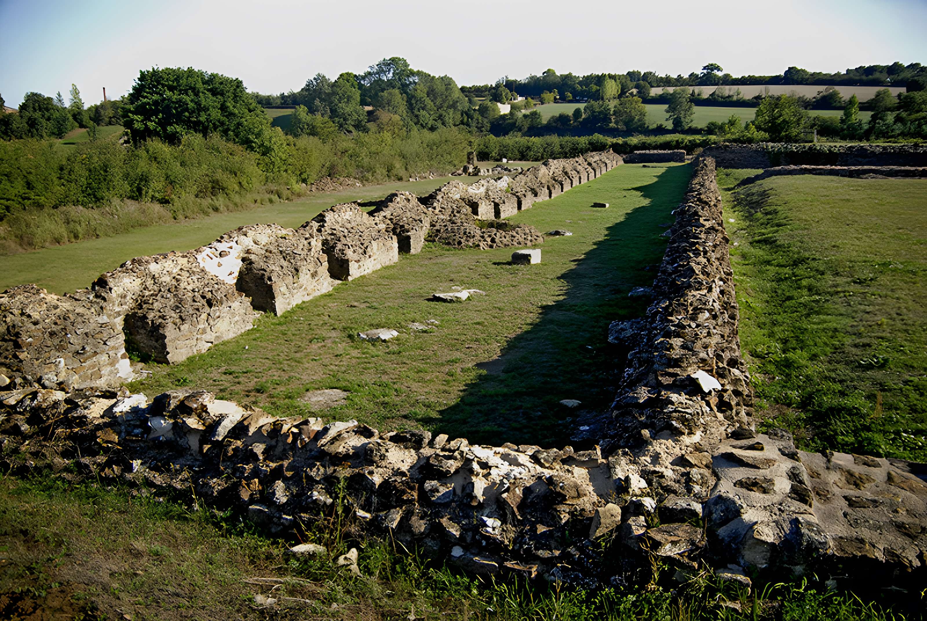 Ruines gallo-romaines d'Herbord à Sanxay