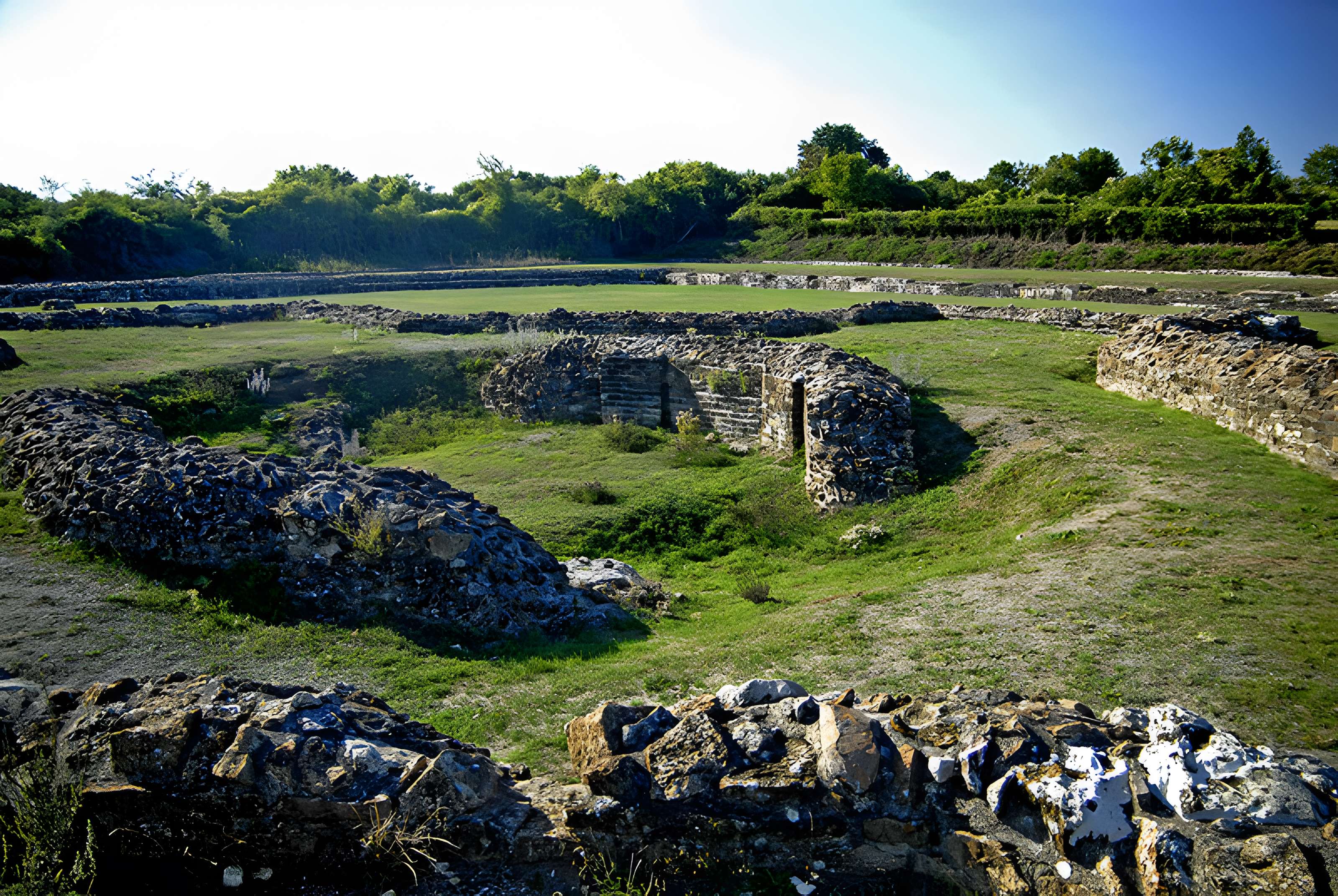 Ruines gallo-romaines d'Herbord à Sanxay