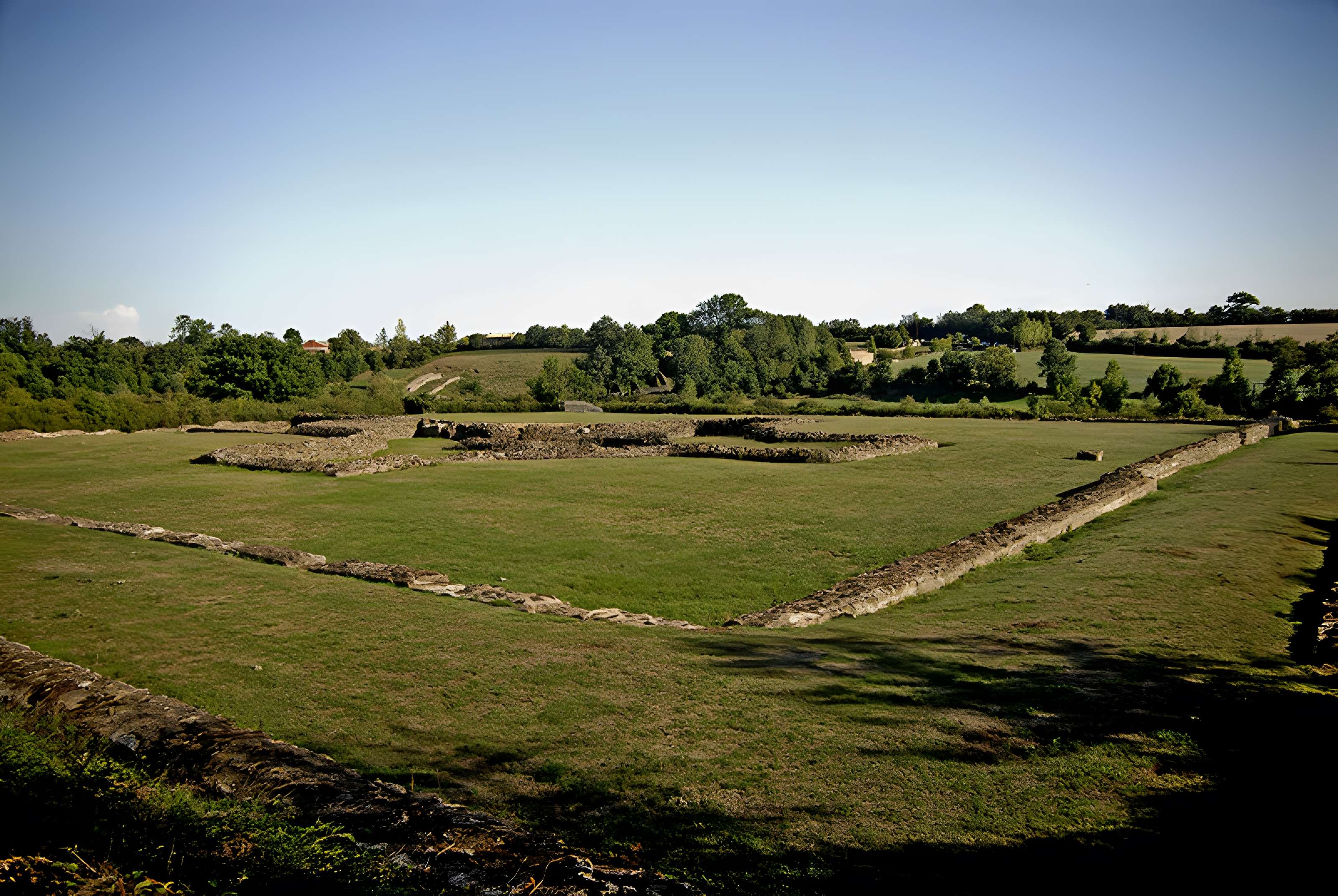 Ruines gallo-romaines d'Herbord à Sanxay
