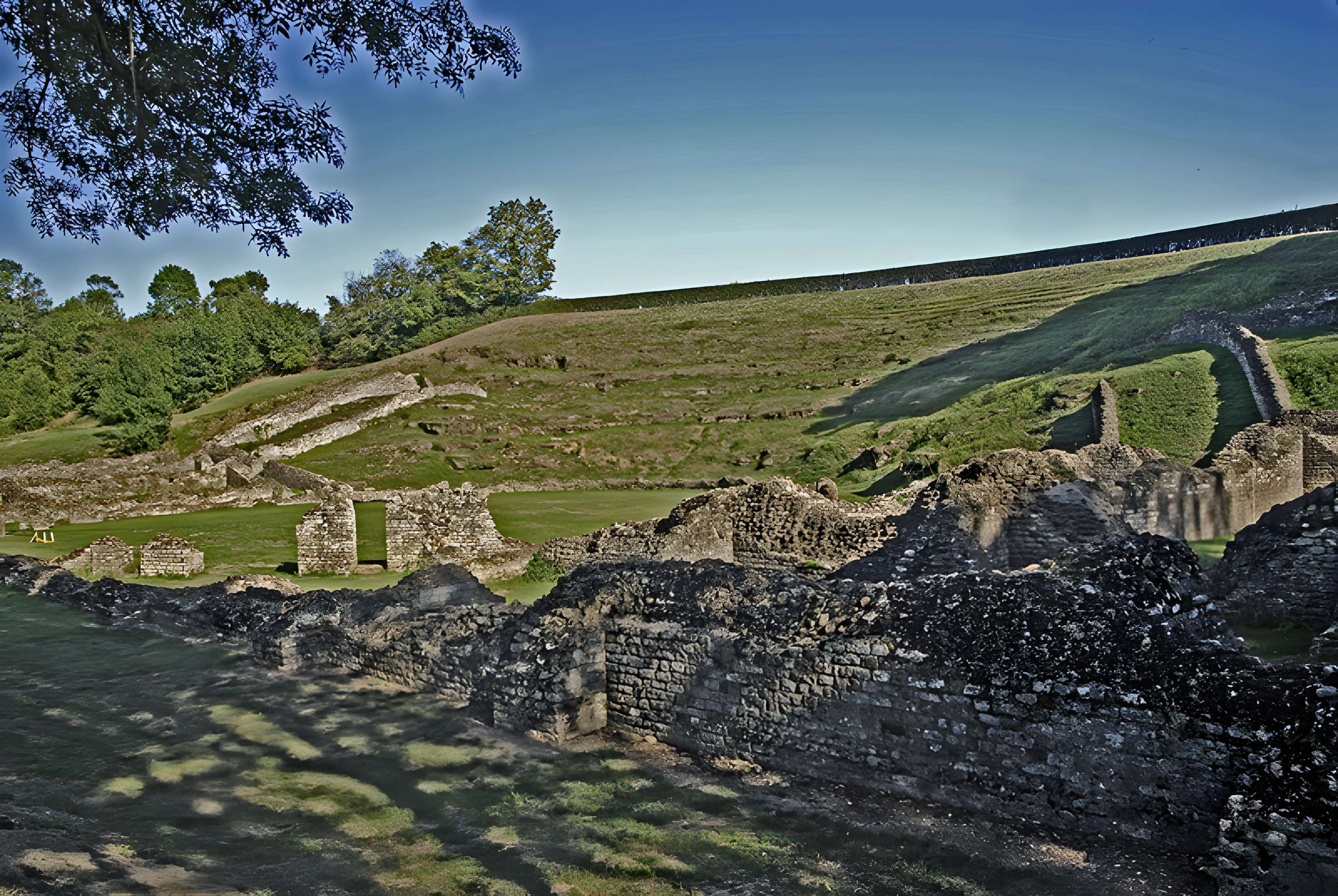 Ruines gallo-romaines d'Herbord à Sanxay