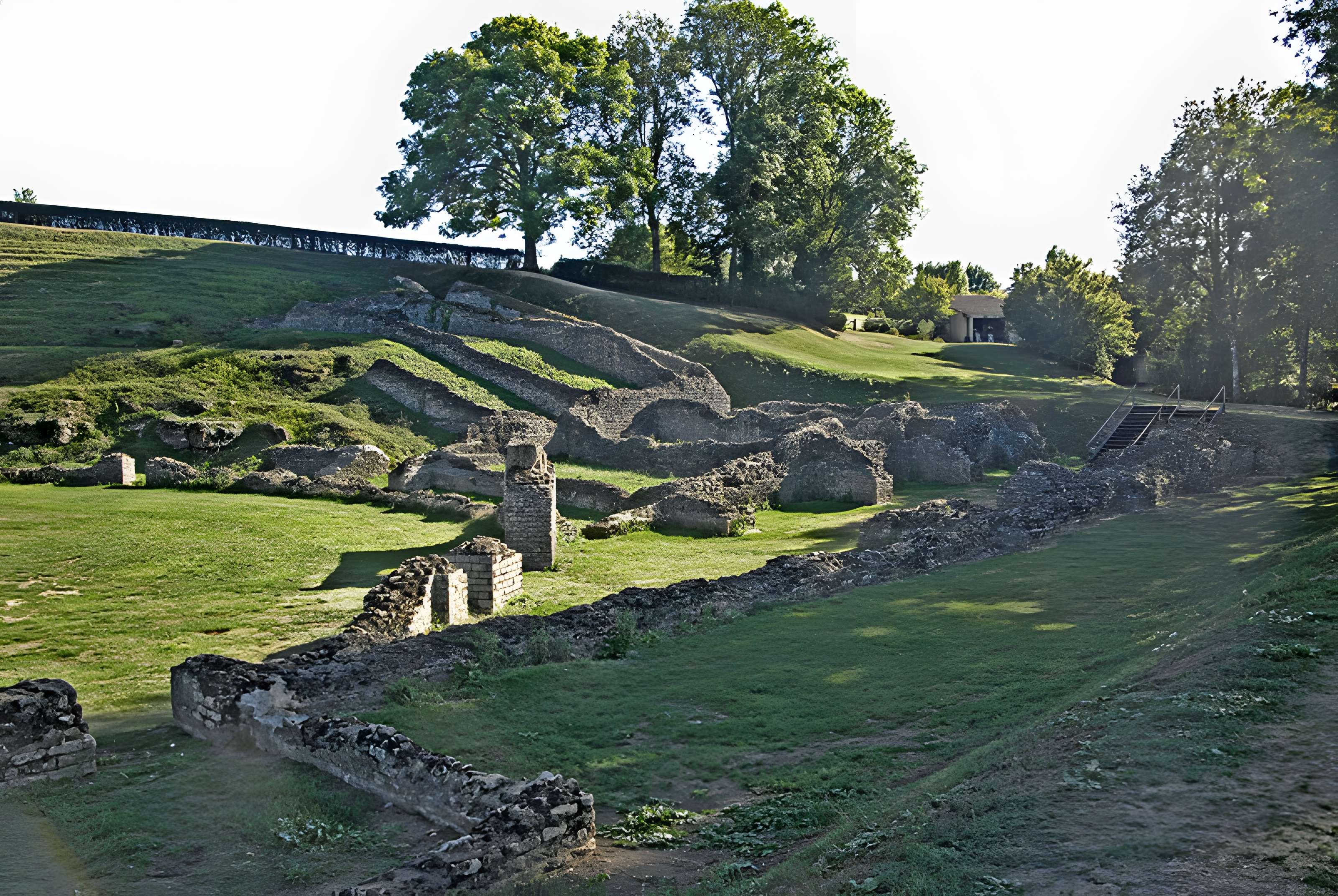 Ruines gallo-romaines d'Herbord à Sanxay