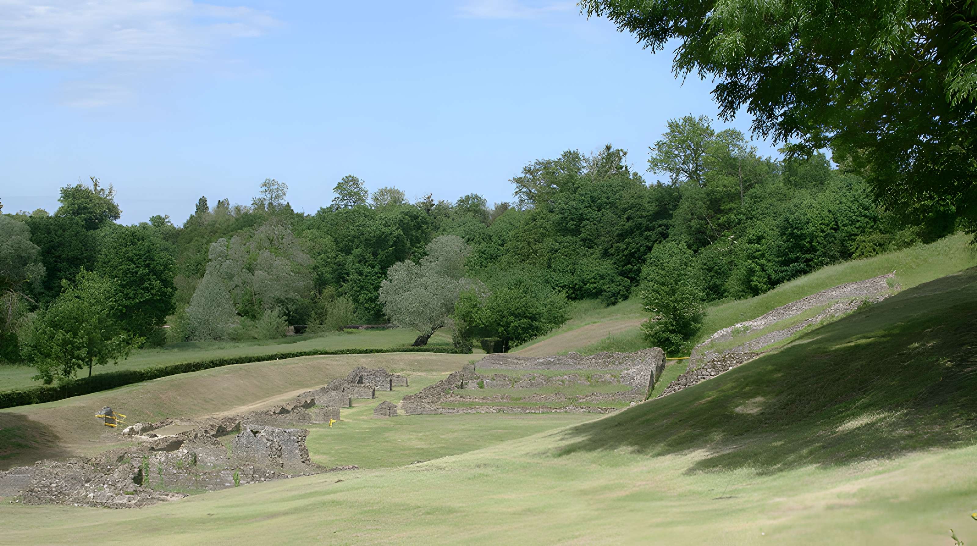 Ruines gallo-romaines d'Herbord à Sanxay