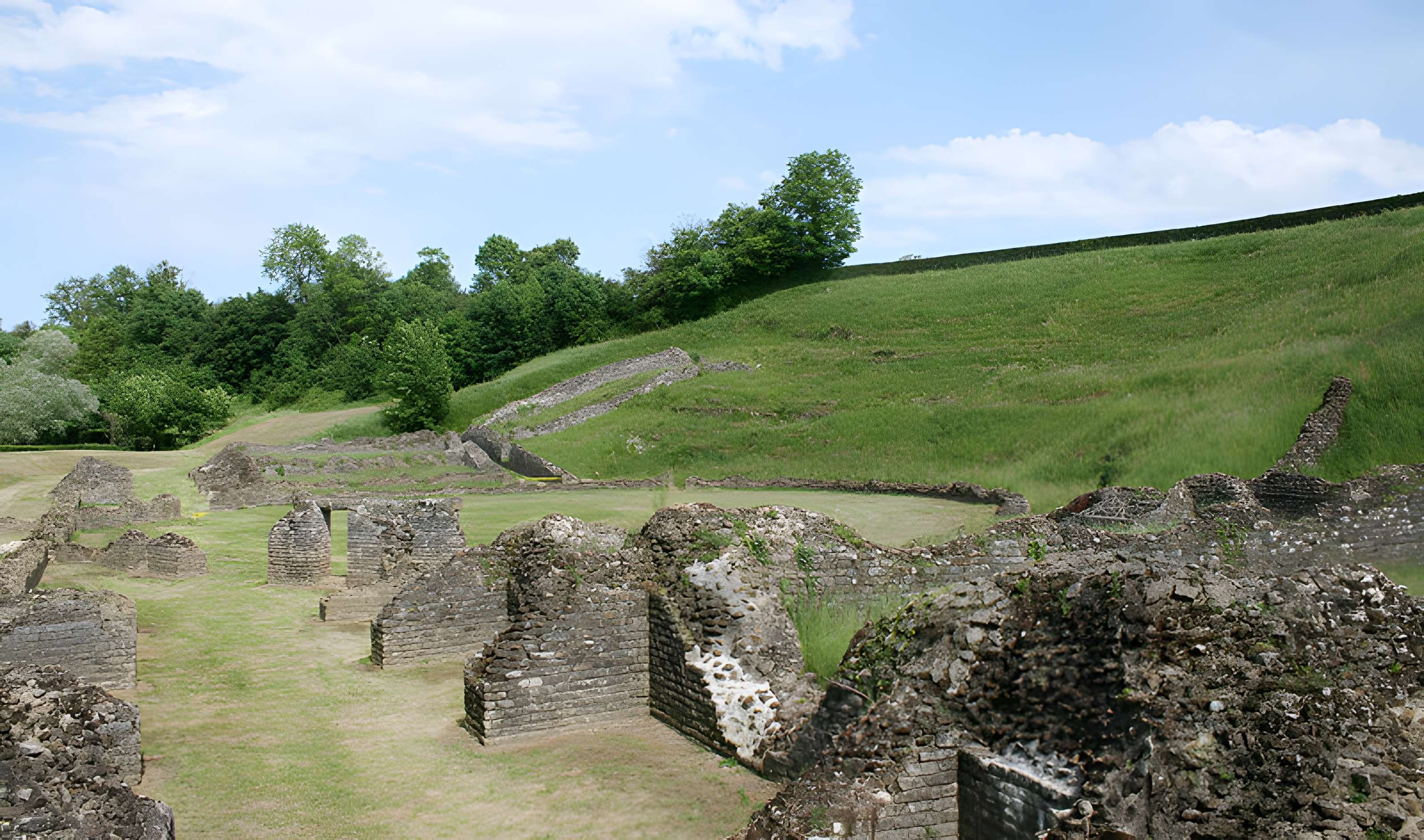 Ruines gallo-romaines d'Herbord à Sanxay