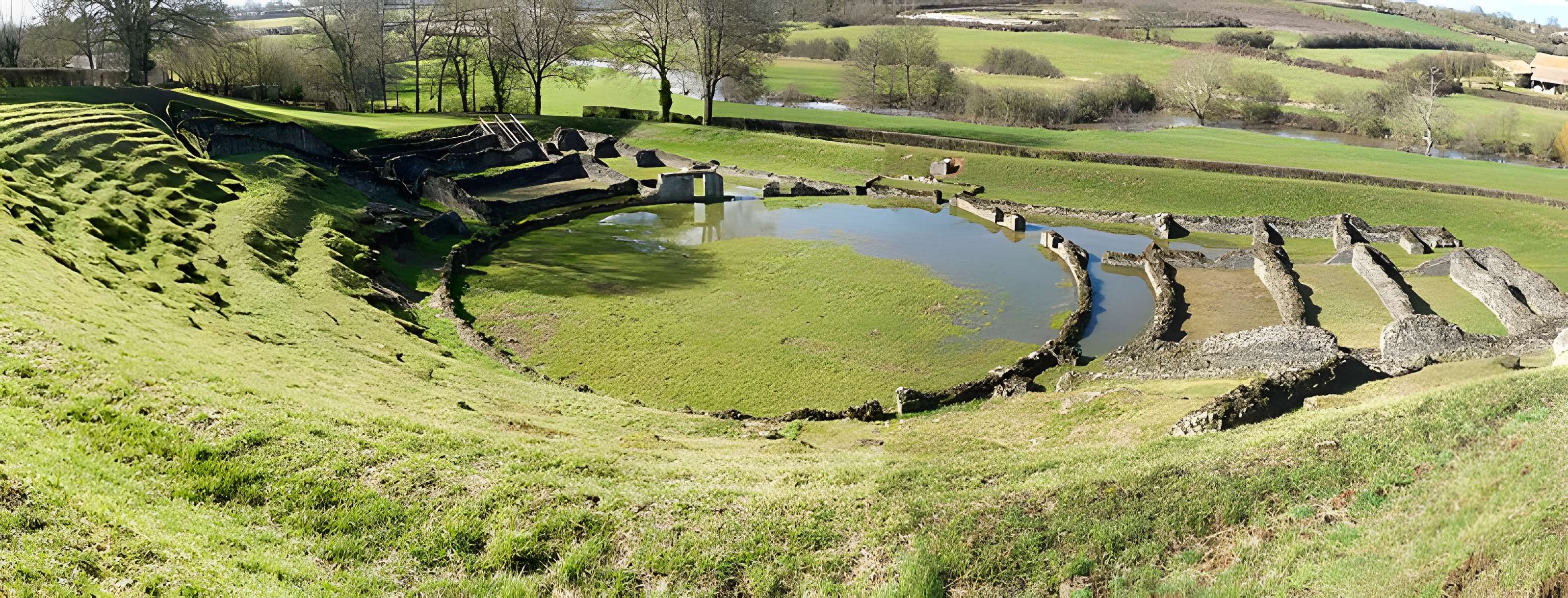 Ruines gallo-romaines d'Herbord à Sanxay