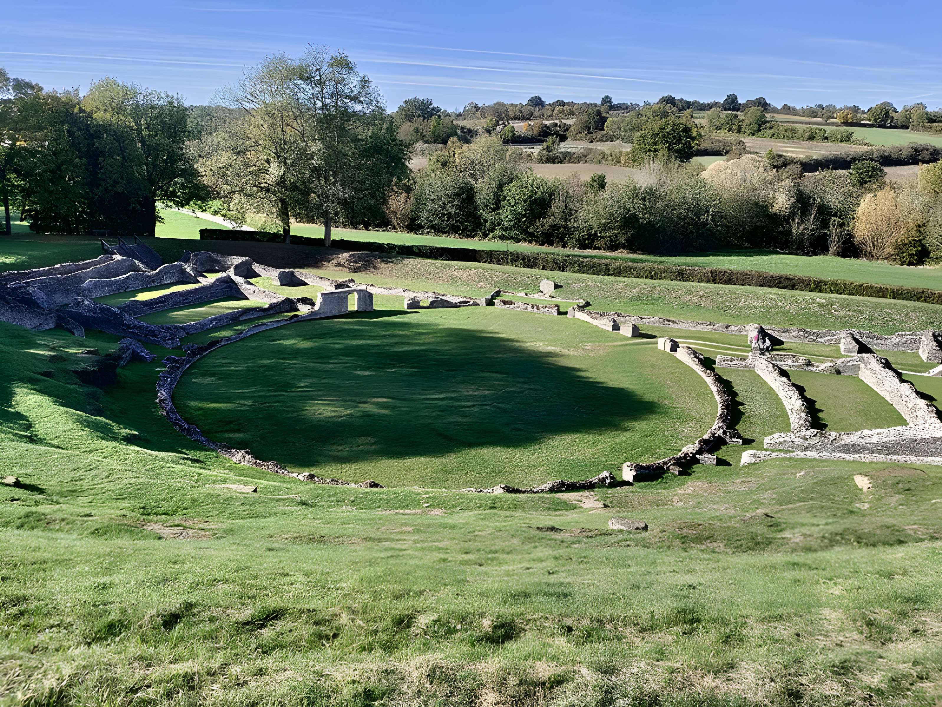 Ruines gallo-romaines d'Herbord à Sanxay
