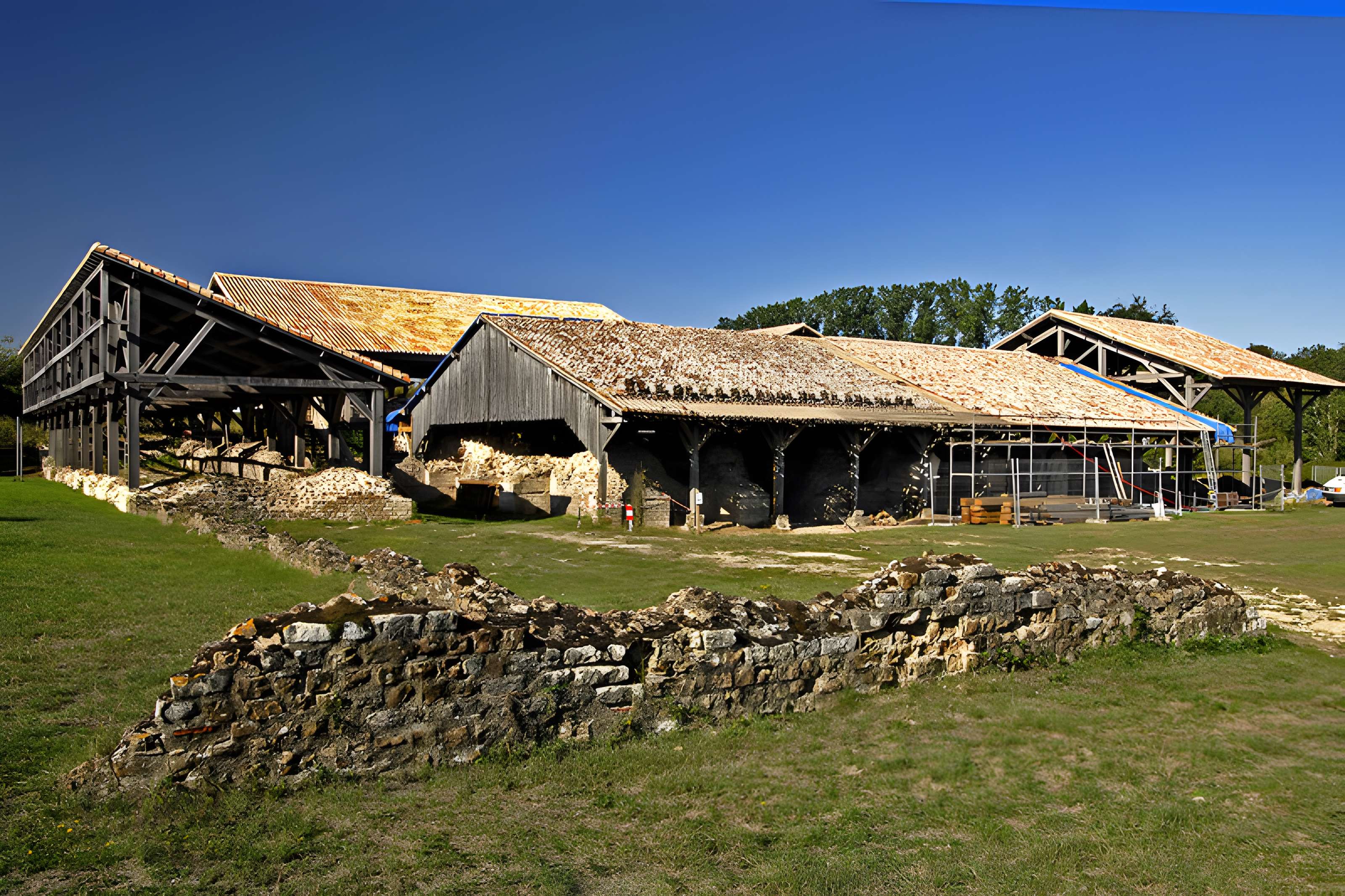Ruines gallo-romaines d'Herbord à Sanxay
