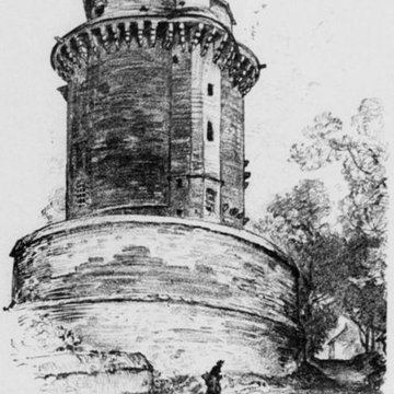 Tour du château ou ancien donjon ancienne prison