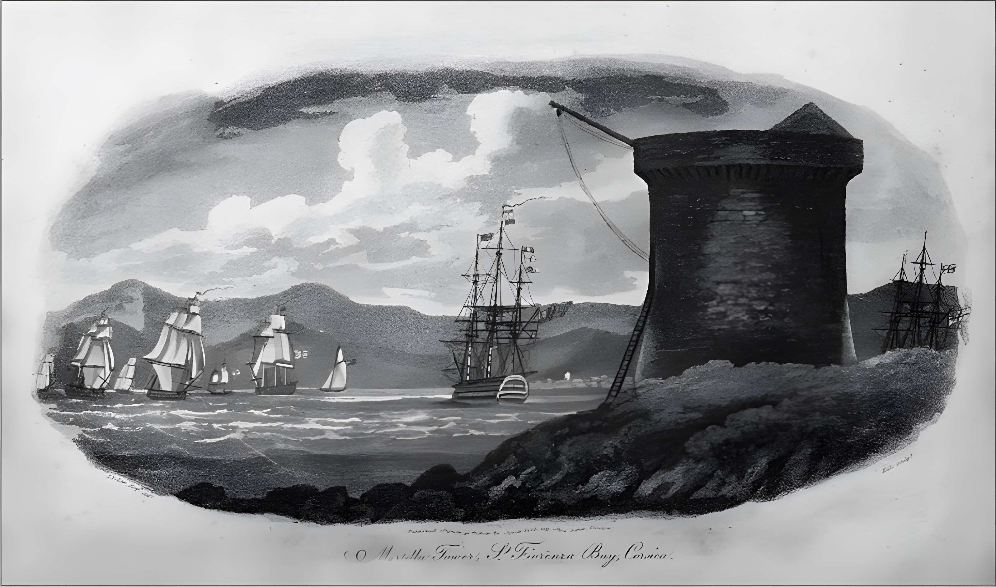 Ruines de la tour de la Mortella