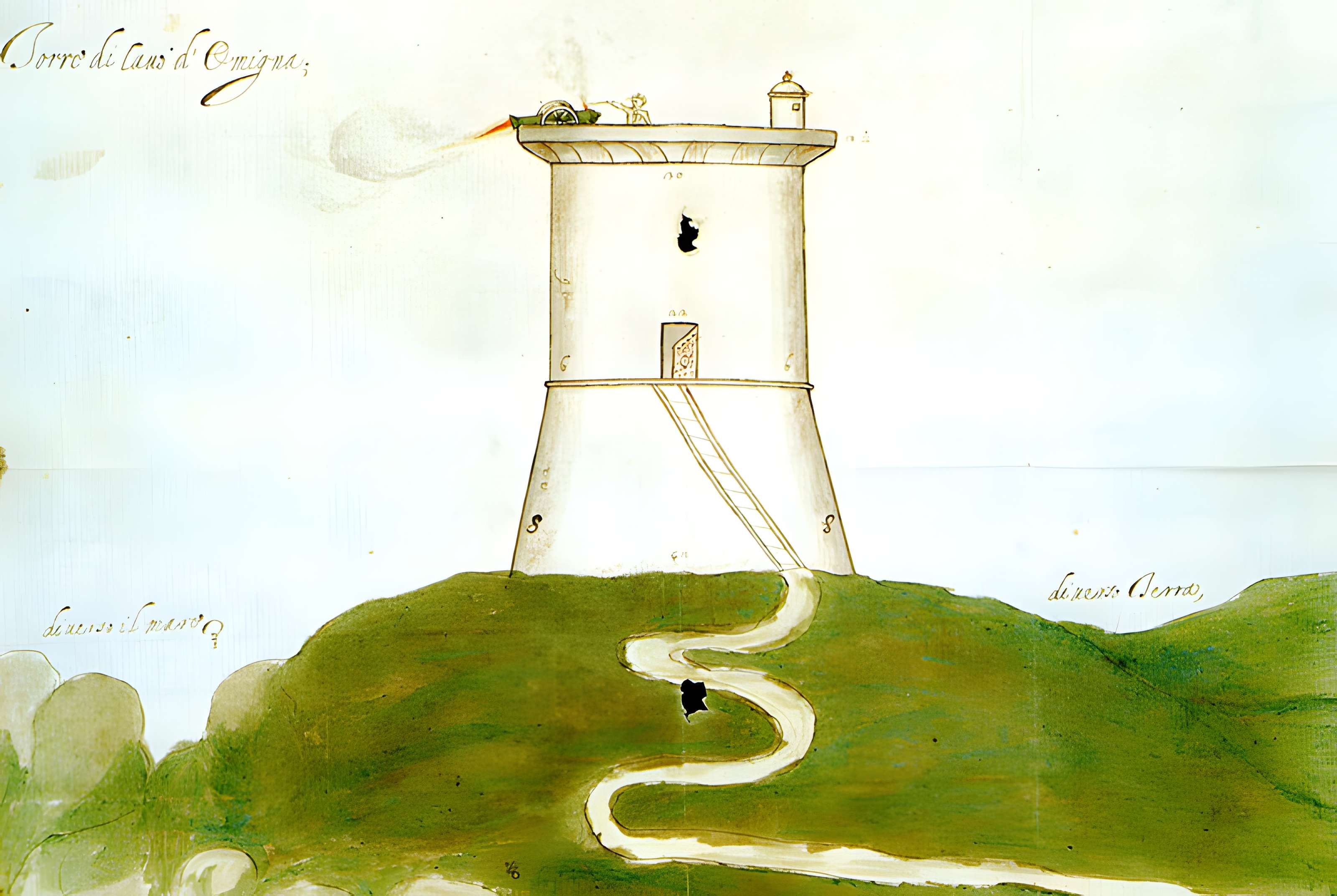 Tour génoise d'Omigna