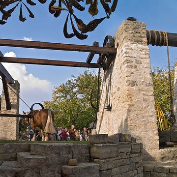 Treuil de carrière à Châtillon