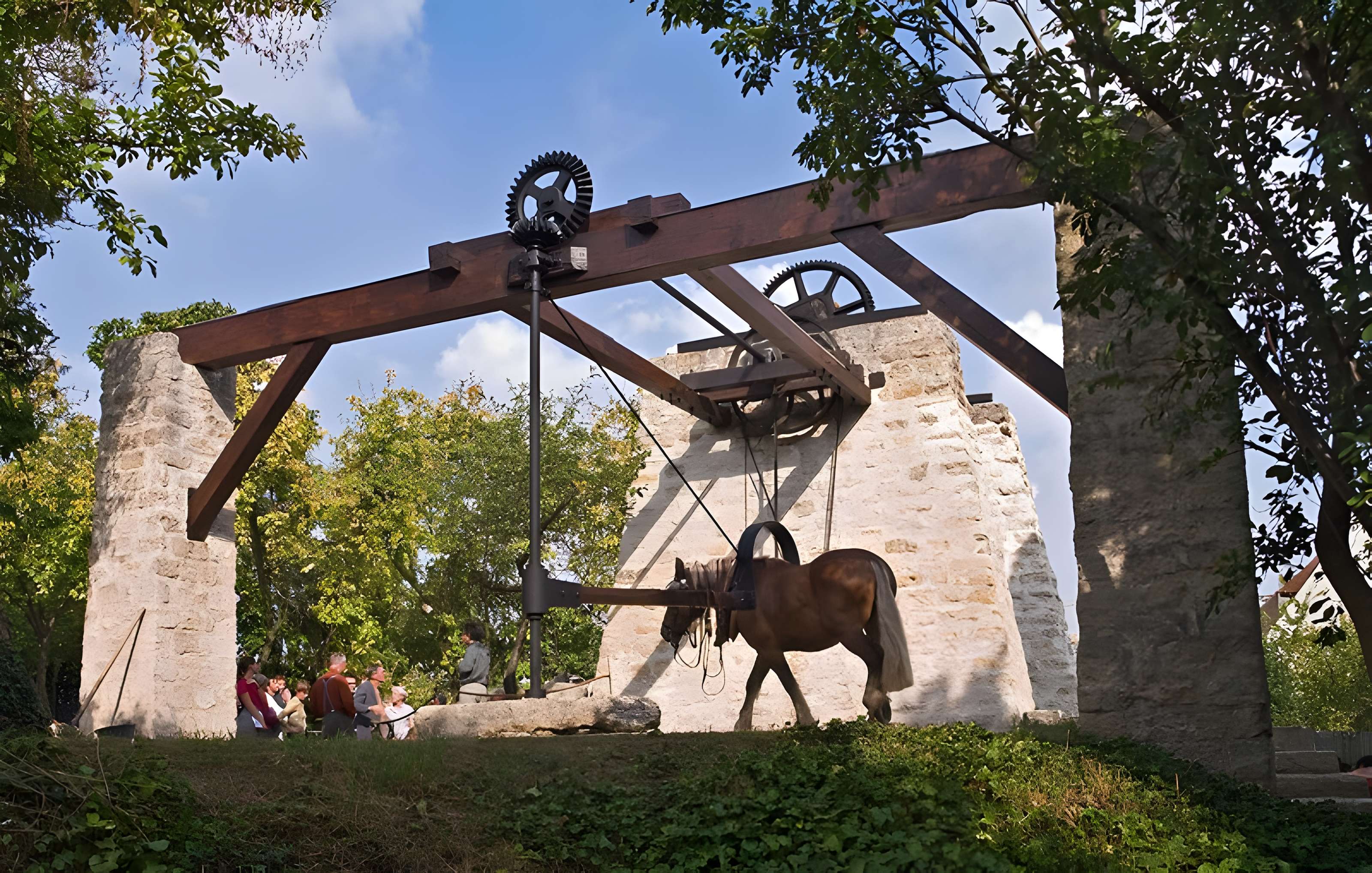 Treuil de carrière à Châtillon 