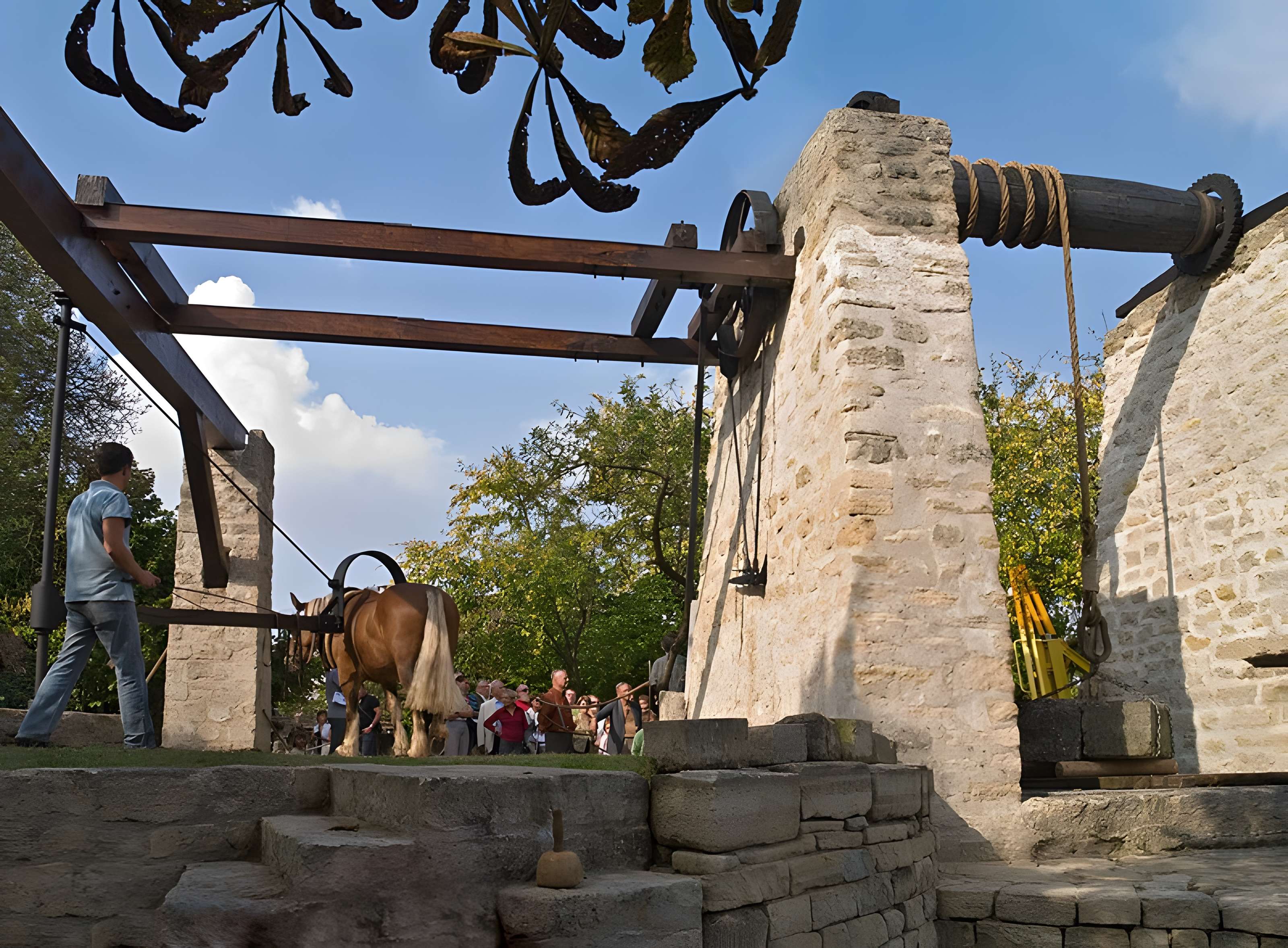 Treuil de carrière à Châtillon