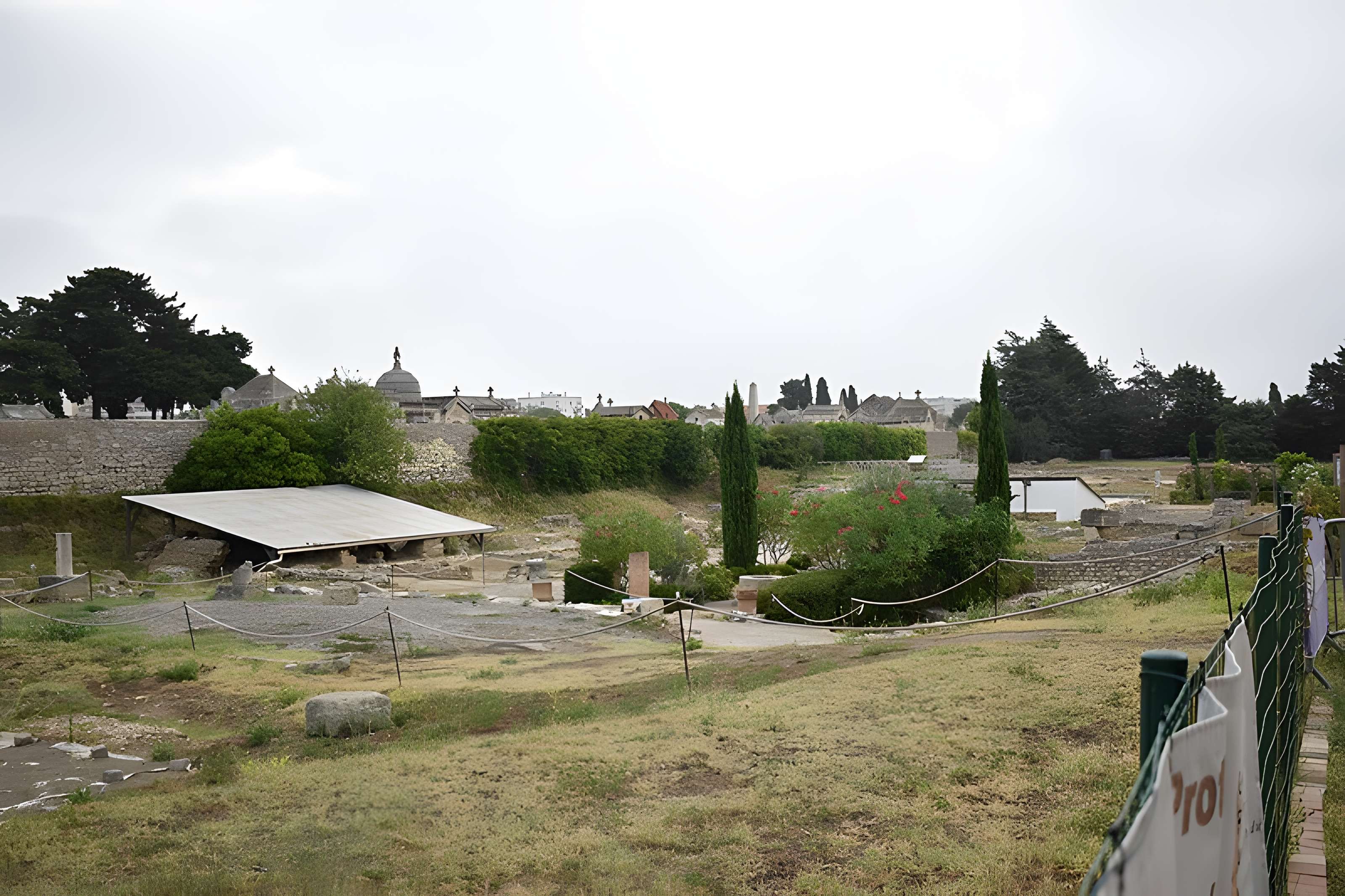 Vestiges archéologiques du Clos de la Lombarde à Narbonne
