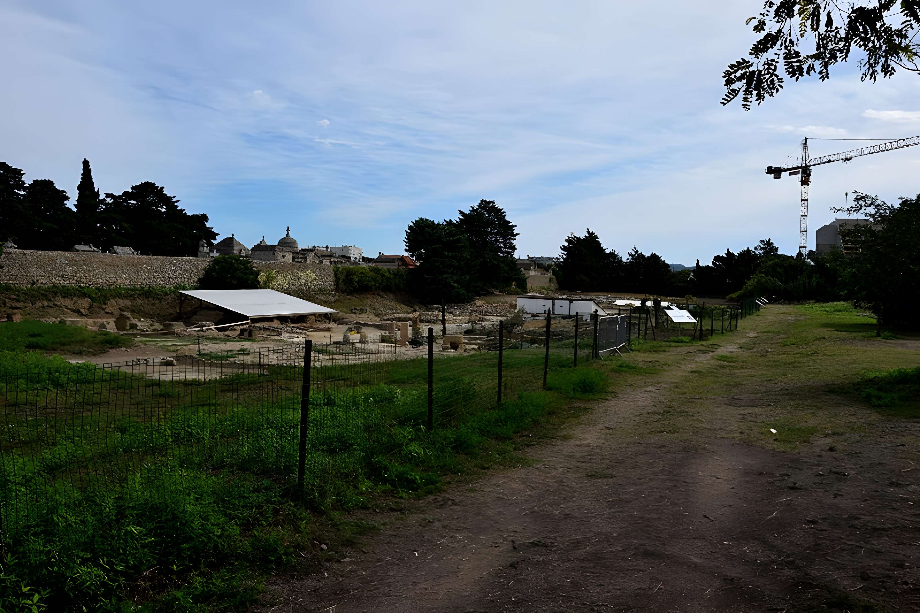 Vestiges archéologiques du Clos de la Lombarde à Narbonne