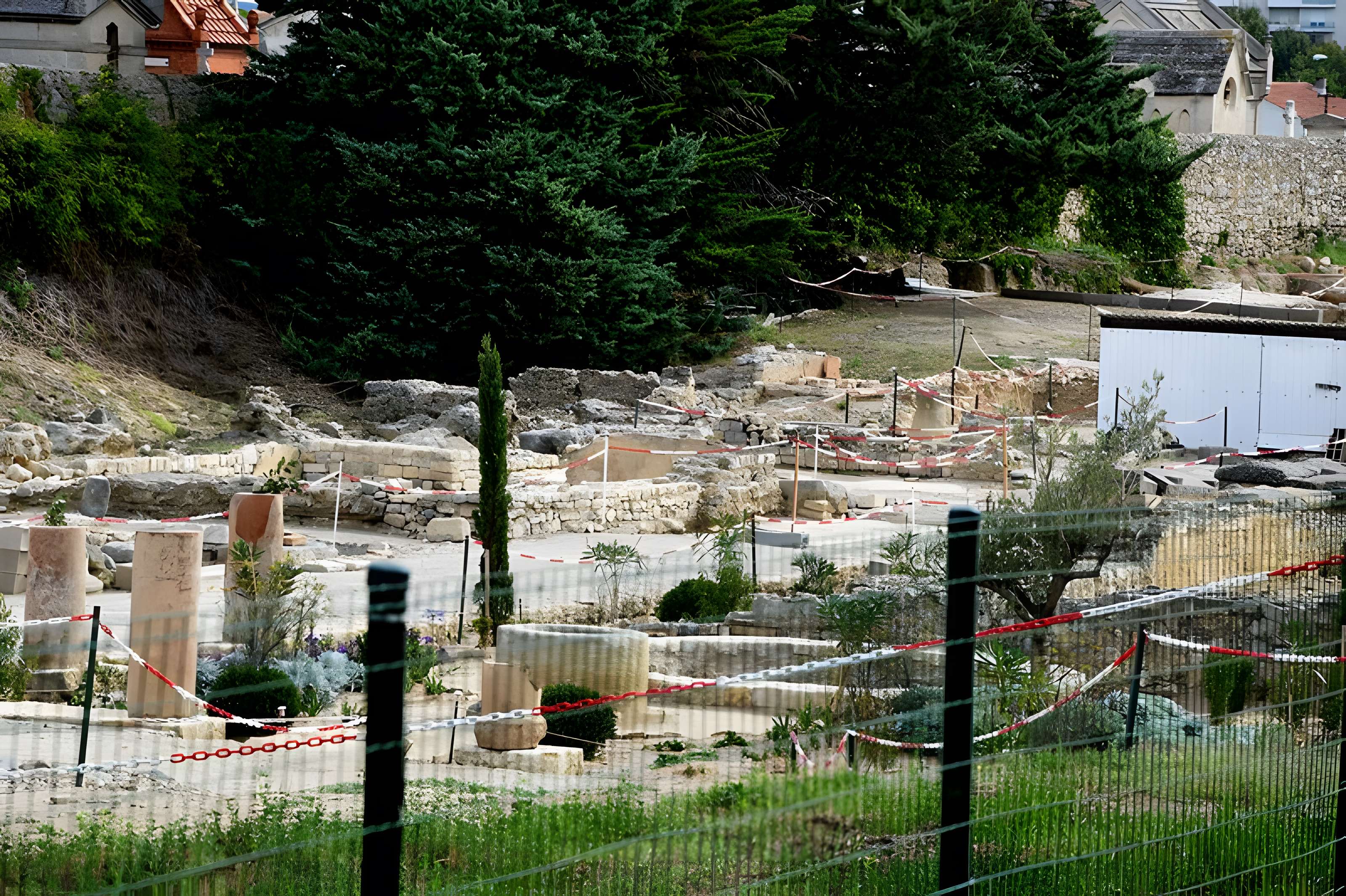 Vestiges archéologiques du Clos de la Lombarde à Narbonne