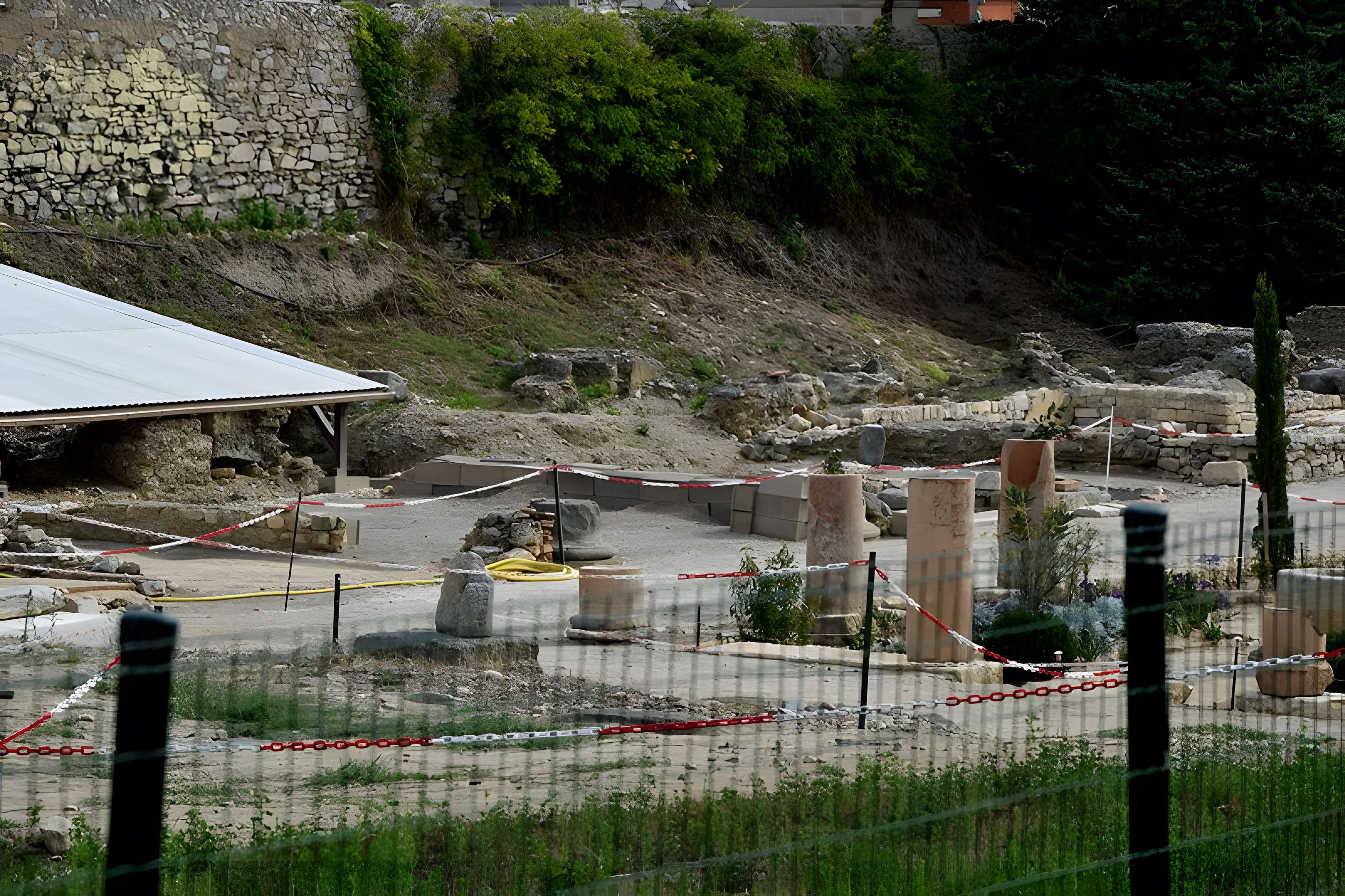 Vestiges archéologiques du Clos de la Lombarde à Narbonne
