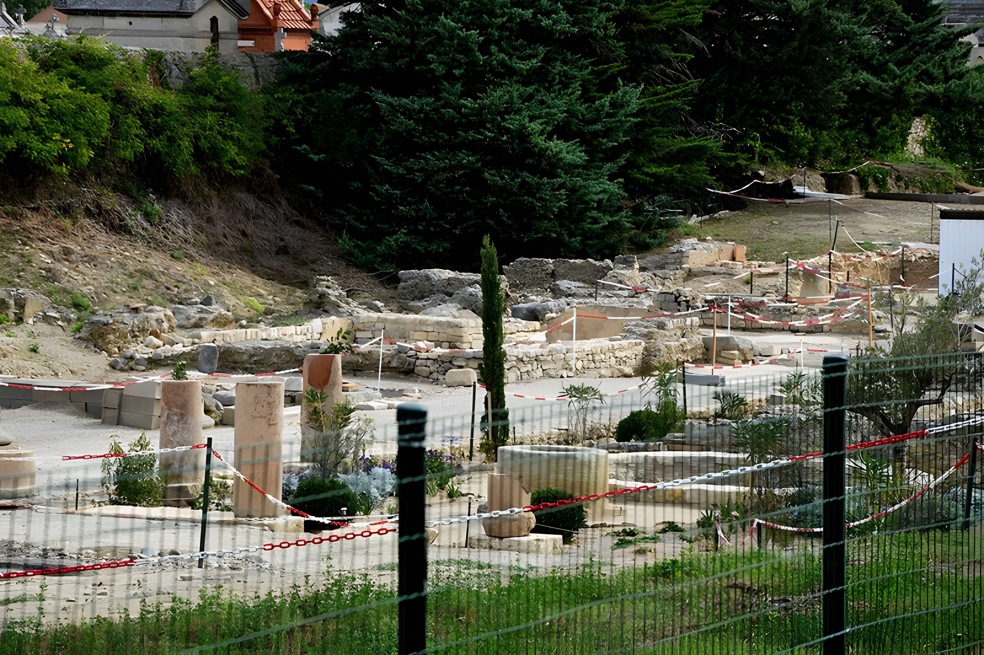 Vestiges archéologiques du Clos de la Lombarde à Narbonne