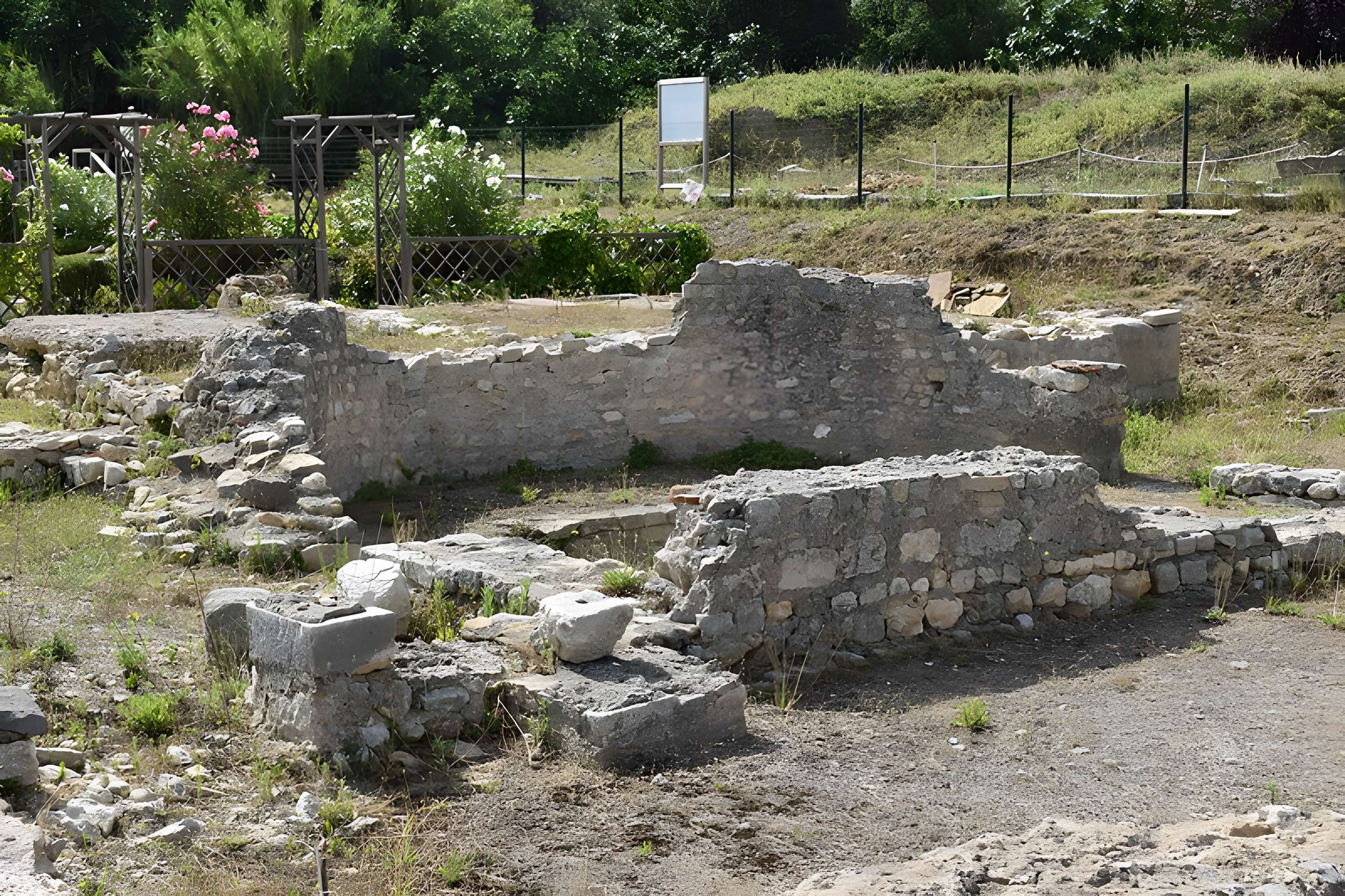 Vestiges archéologiques du Clos de la Lombarde à Narbonne