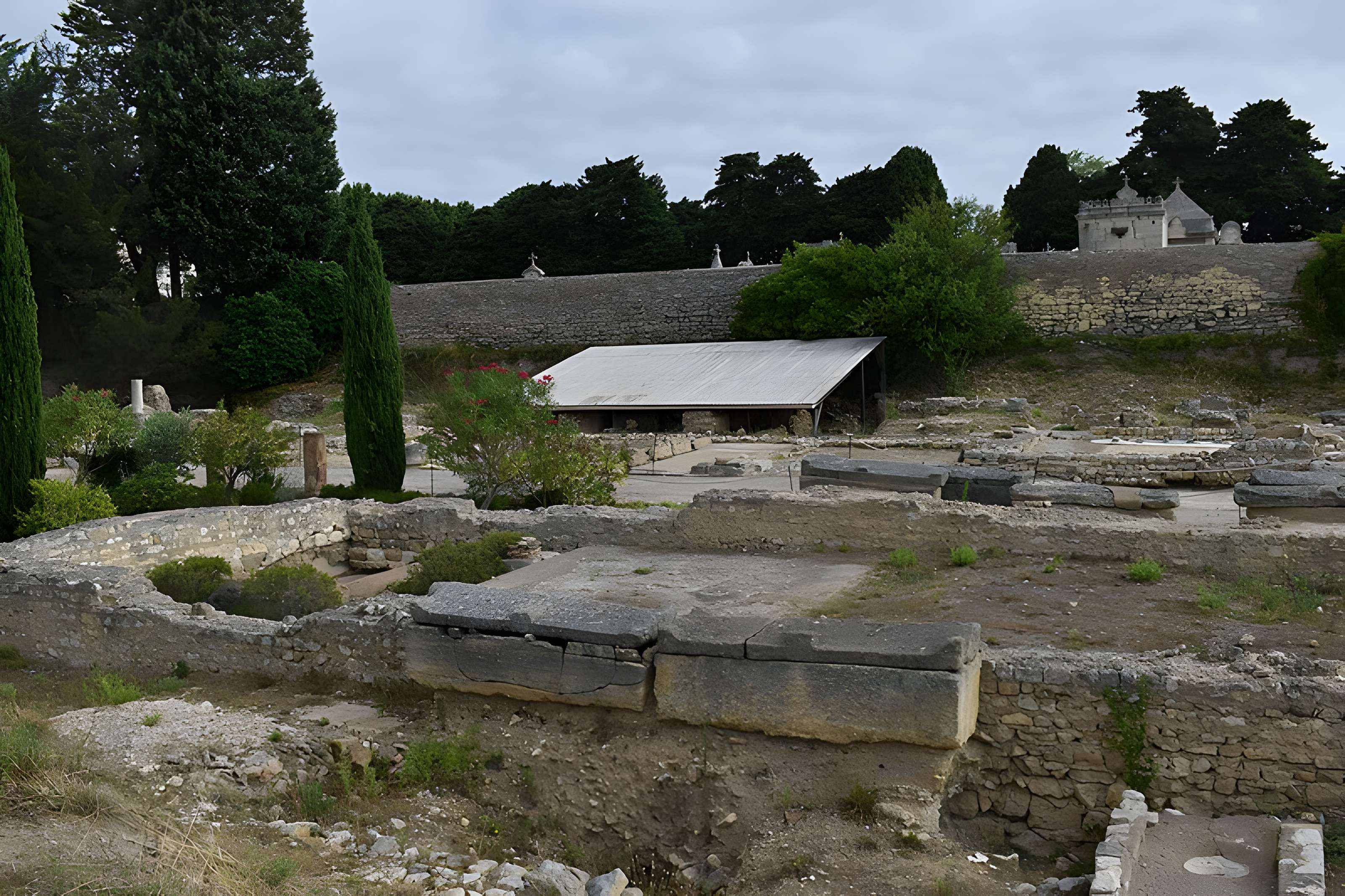 Vestiges archéologiques du Clos de la Lombarde à Narbonne