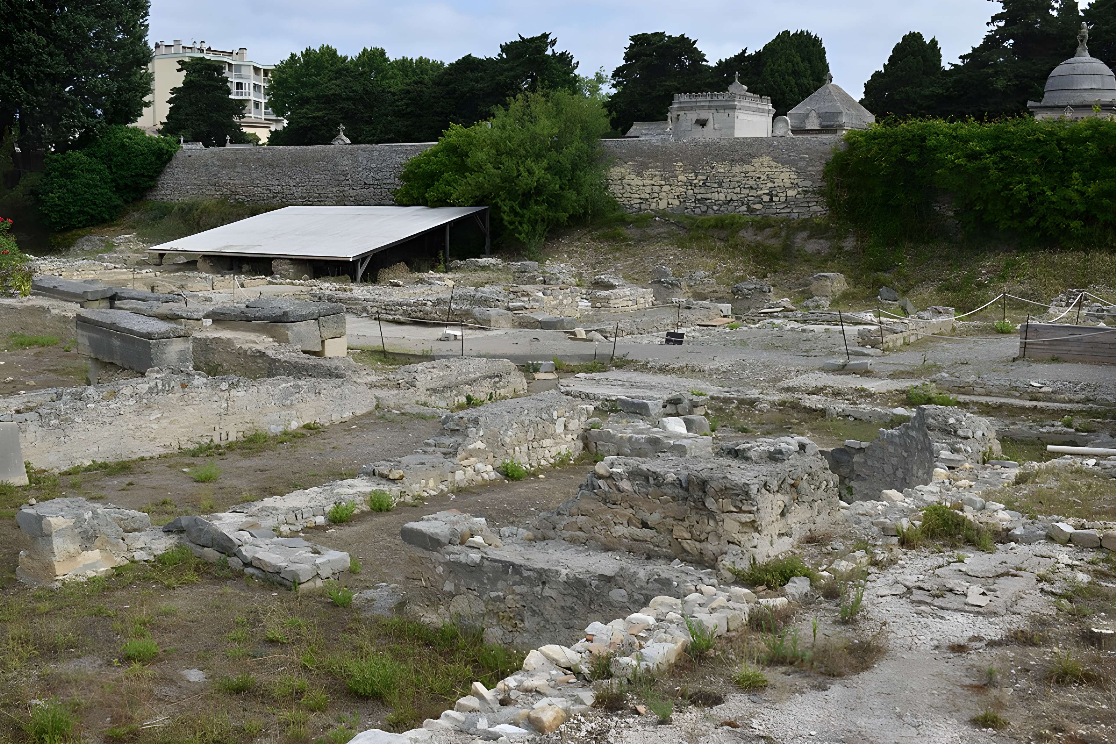 Vestiges archéologiques du Clos de la Lombarde à Narbonne