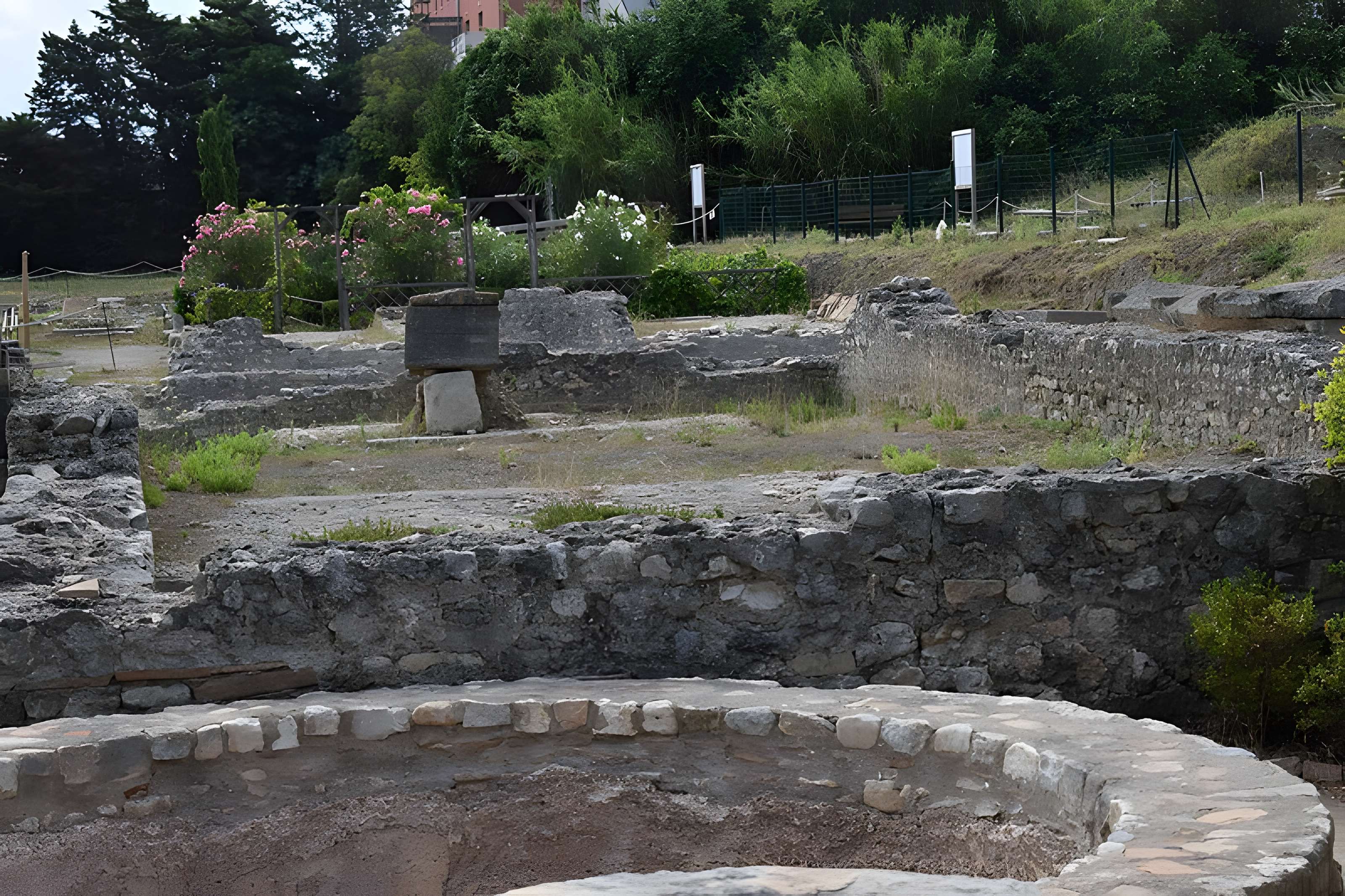 Vestiges archéologiques du Clos de la Lombarde à Narbonne