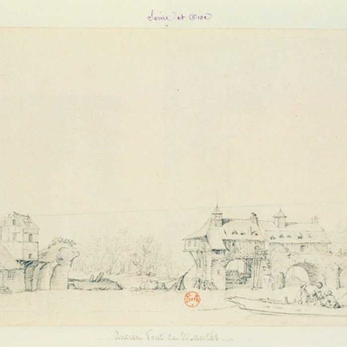 Photo de Vieux pont de Limay également sur commune de Mantes-la-Jolie