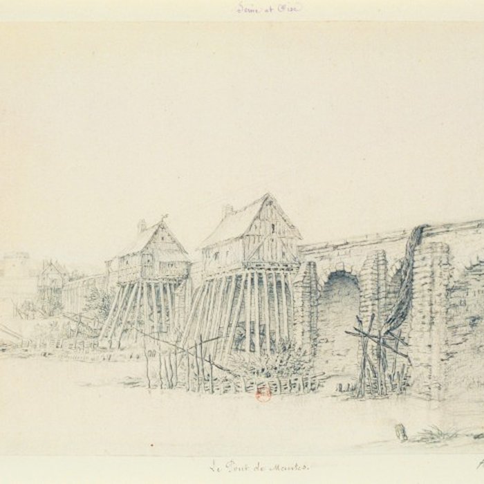 Photo de Vieux pont de Limay également sur commune de Mantes-la-Jolie