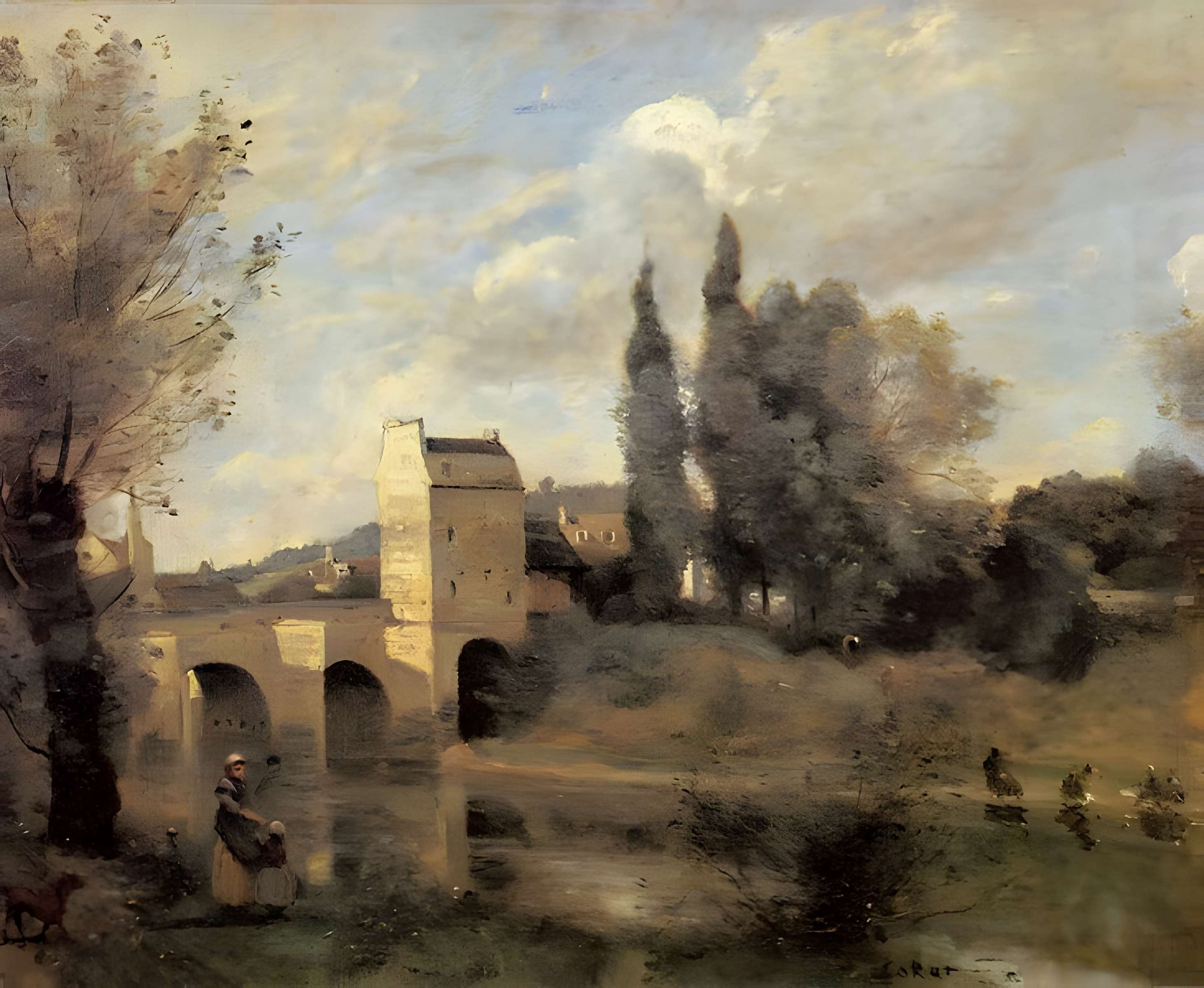 Vieux pont de Limay (également sur commune de Mantes-la-Jolie)