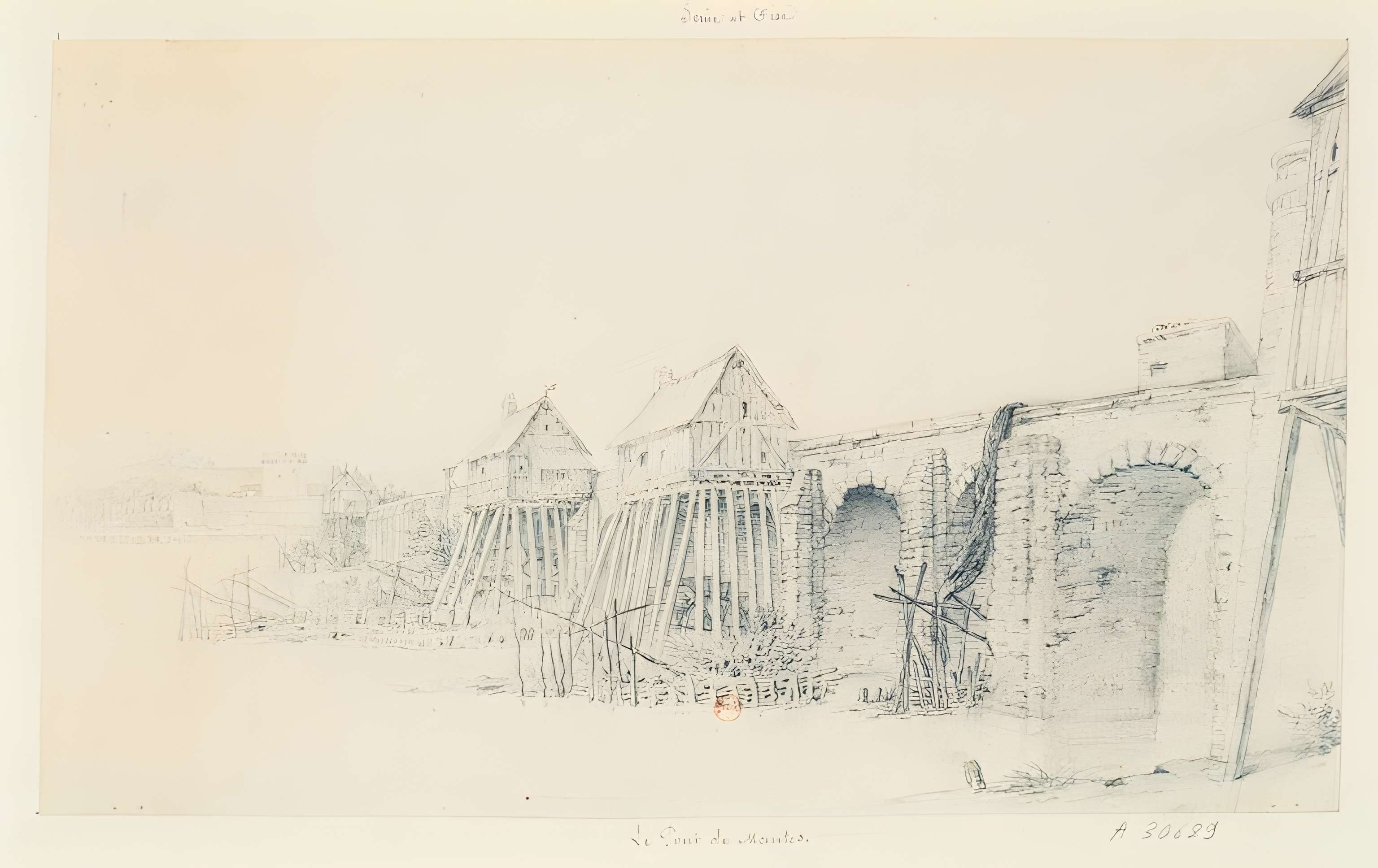 Vieux pont de Limay (également sur commune de Mantes-la-Jolie)