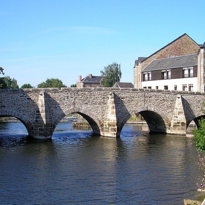 Photo de Vieux pont sur la Selune également sur commune de Poilley