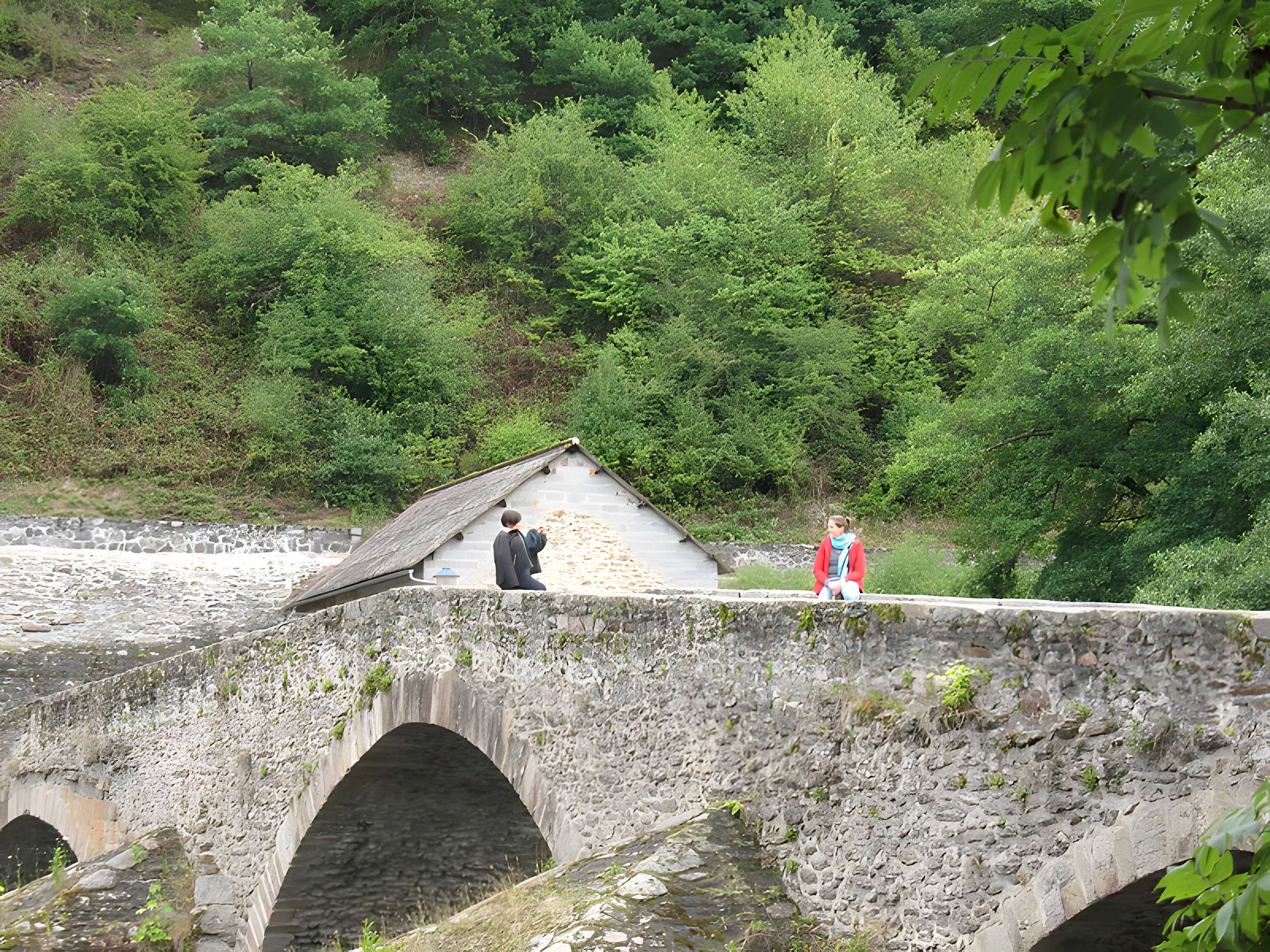 Vieux pont sur la Sioule à Menat